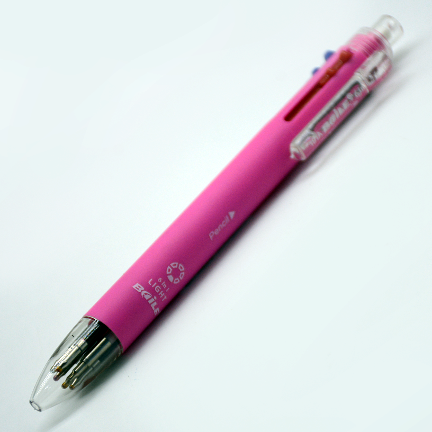 BAILE 6in1 MULTI COLOUR BALL PEN BL-191A