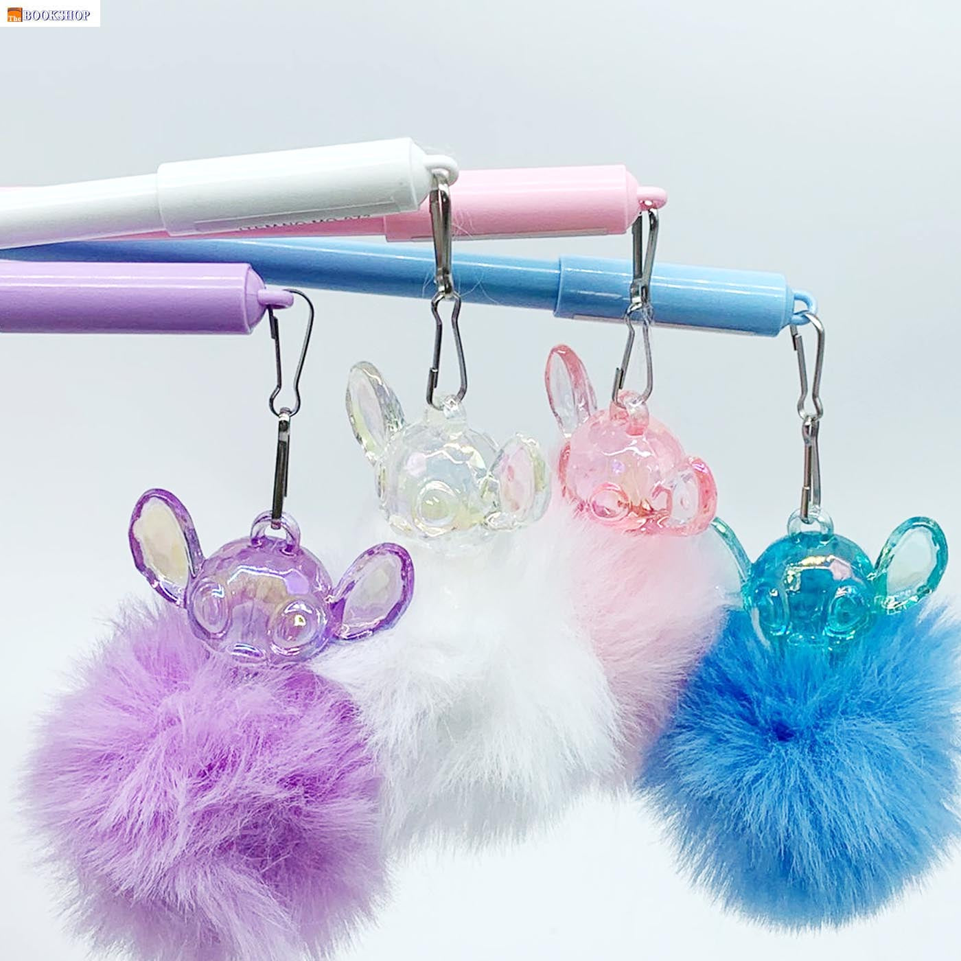 PENDANT PEN W/HAIR BALL STITCH DESIGN