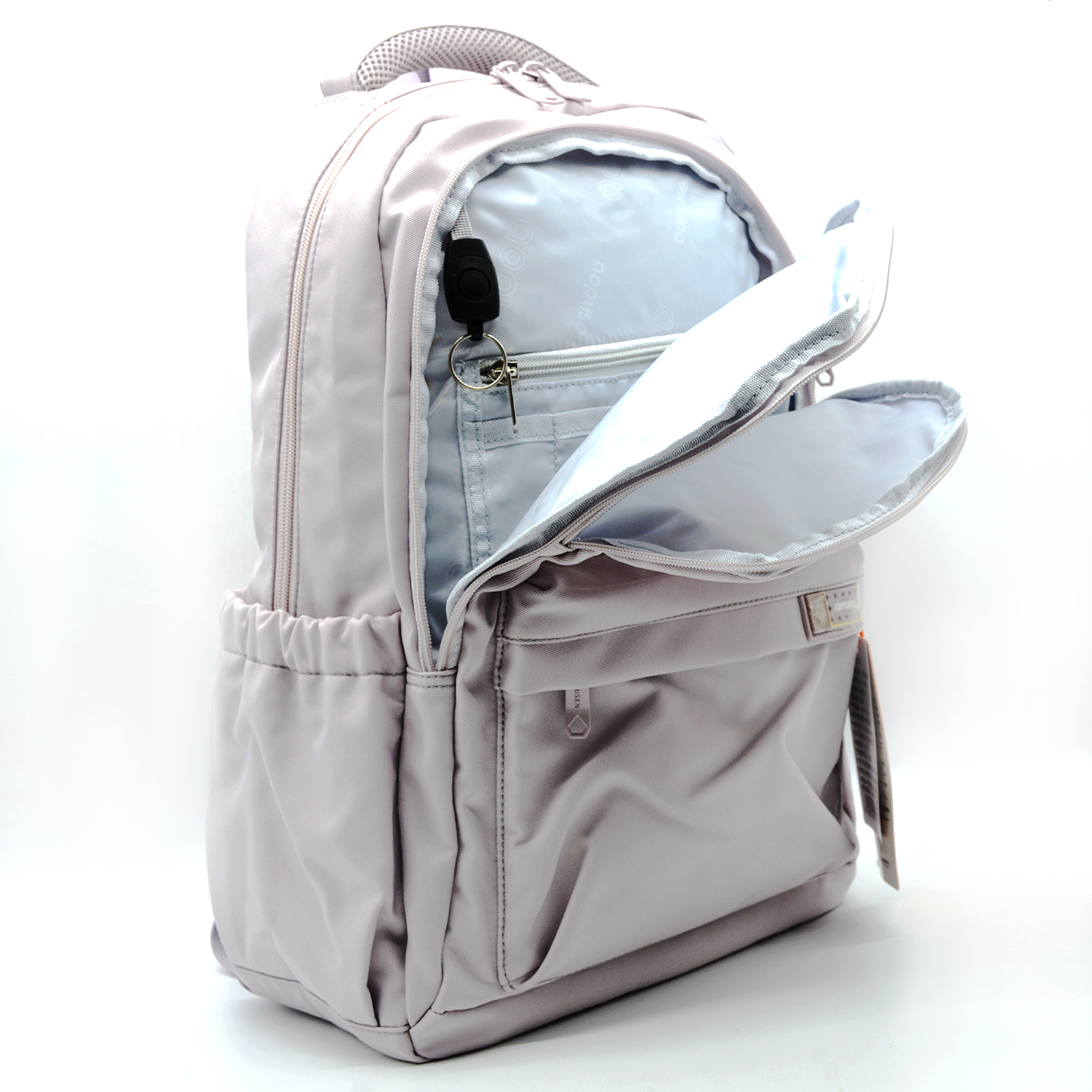 SUNSHINE BACKPACK 18" W/3COMPARTMENT 90293-PURPLE GRAY