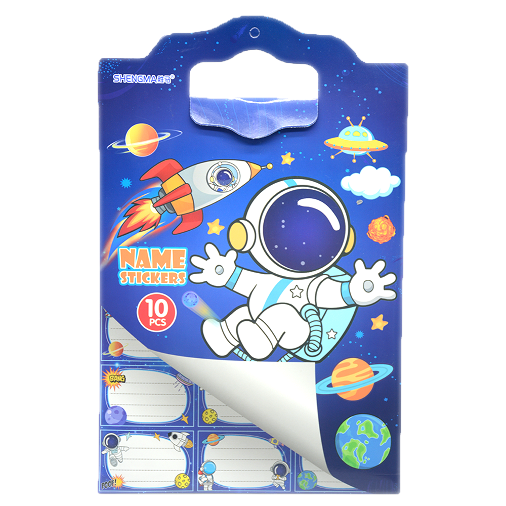 SHENGMA NAME STICKERS 10PCS SET -ASSTD CHARACTER