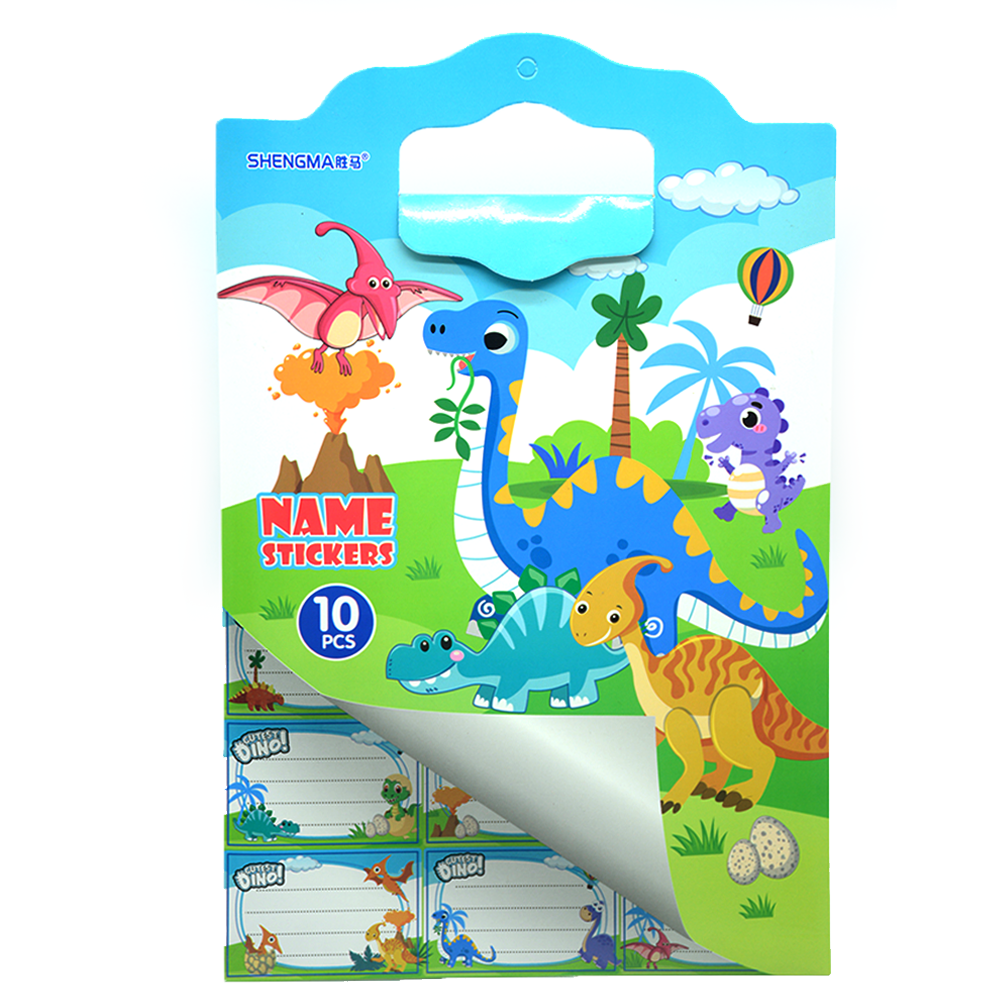 SHENGMA NAME STICKERS 10PCS SET -ASSTD CHARACTER