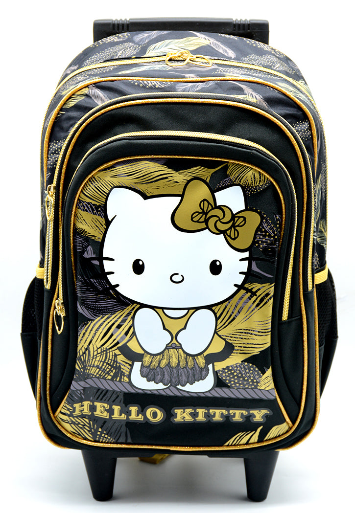 حقيبة ظهر مدرسية ترولي HELLO KITTY TROLLEY BACKPACK W/3 COMPARTMENT&2SIDE POCKETS 16"