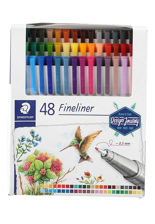 STAEDTLER DESIGN JOURNEY TRIPLUS FINELINER 48COLORS SET