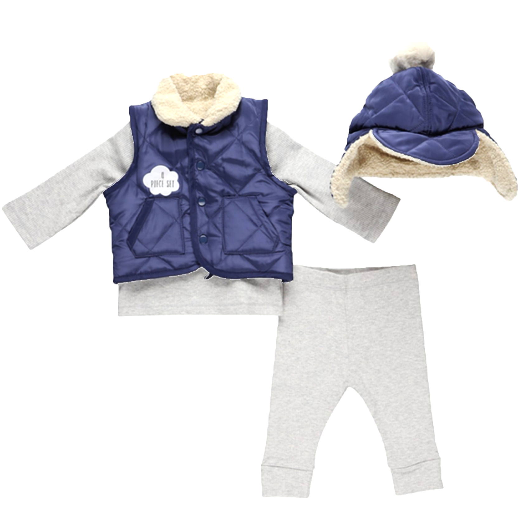 GEORGE BABY WINTERWEAR W/PUFFER JACKET & CAP