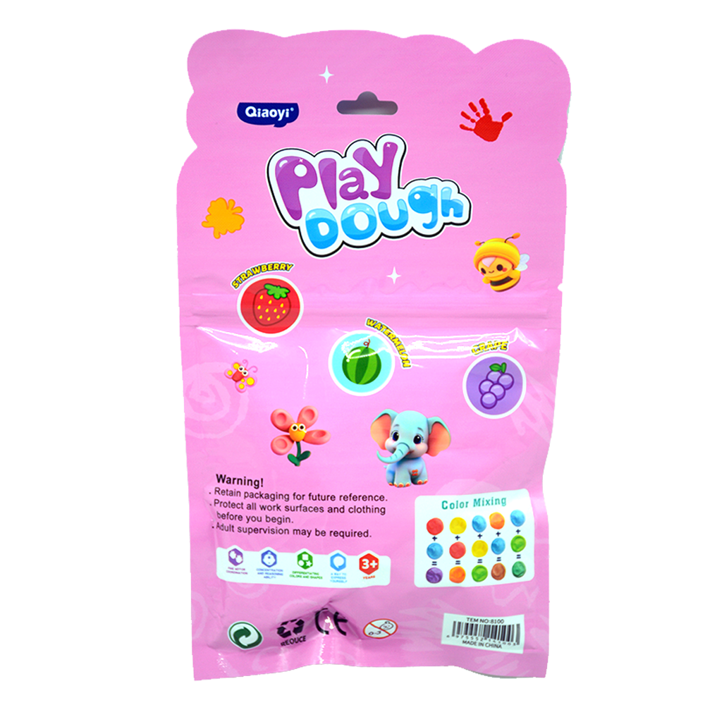 QIAOYI 12COL PLAY DOUGH W/ACC 8100