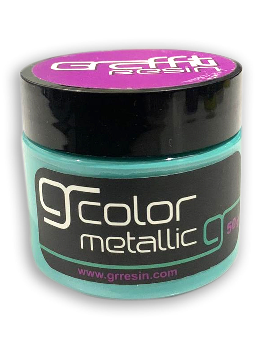 GRAFFITI RESIN COLOR 50G-METALLIC LIGHT LAGOON