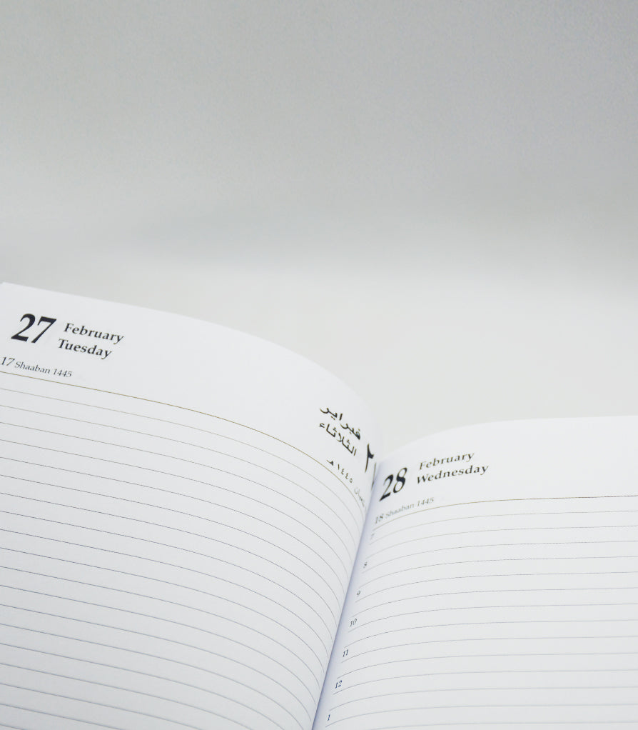 FIS VINYL 1S-PD 2024 GOLD COR. DIARY AR & EN A5 CHOCOLATE