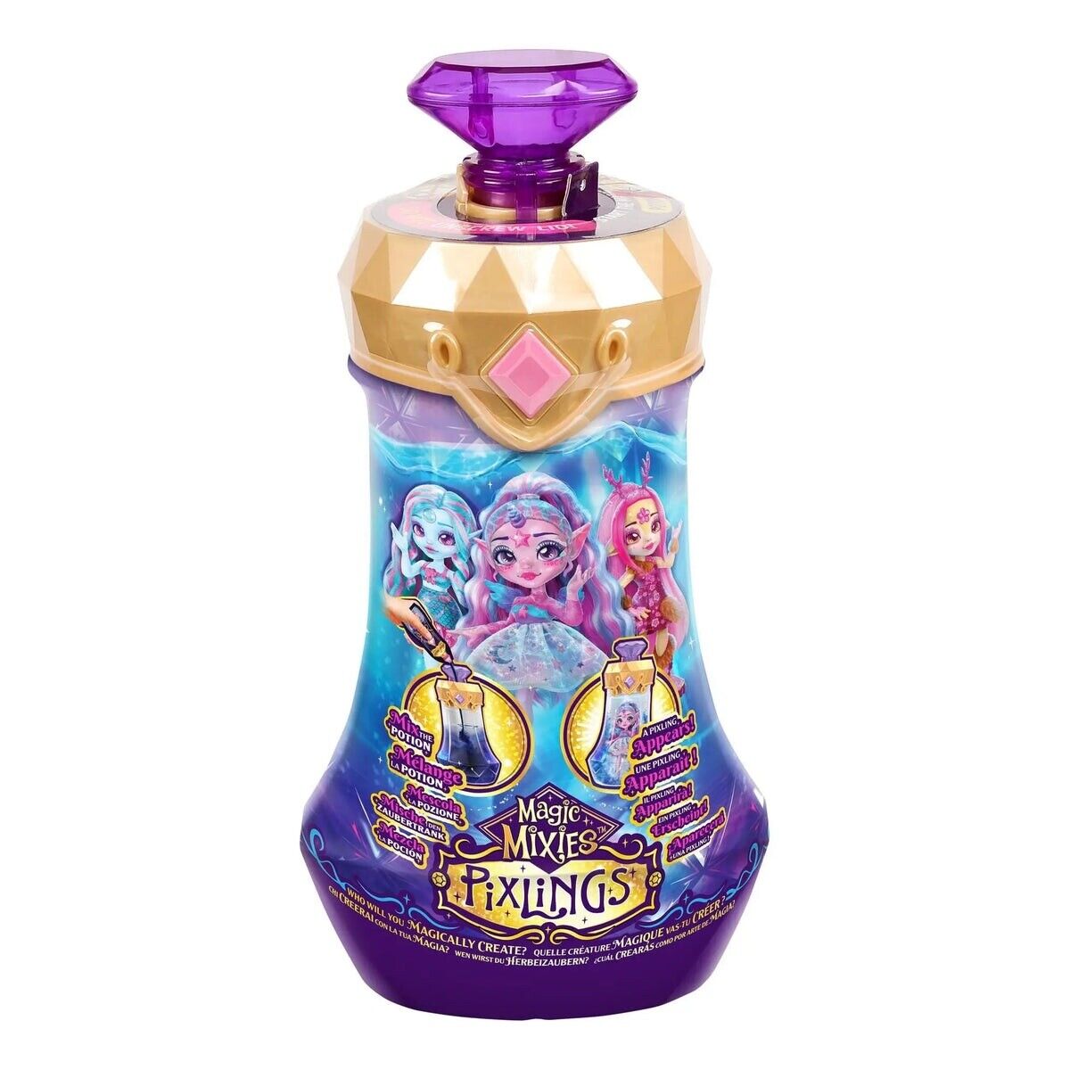 MAGIC MIXIES PIXLINGS PINK DOLL SET