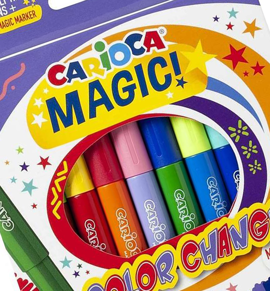 CARIOCA MAGIC COLOR CHANGE FELT TIP PEN 10PCS/PKT
