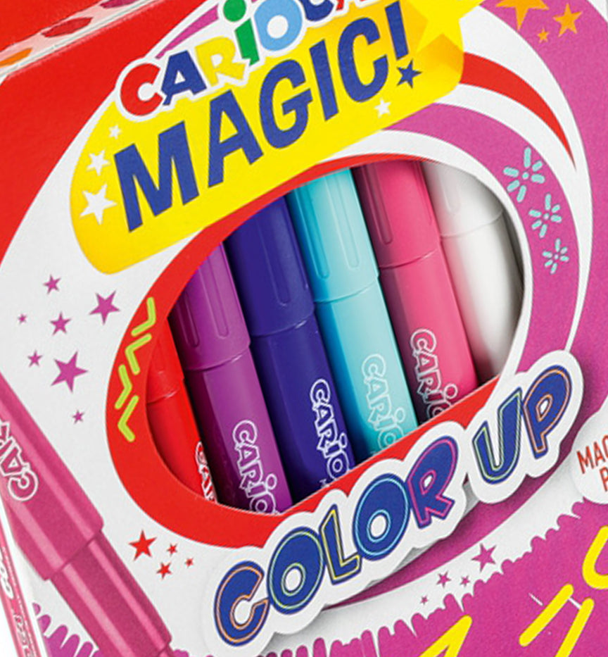 CARIOCA MAGIC COLOR UP FELT TIP PEN 10PCS/PKT طقم اقلام ملونة سحرية