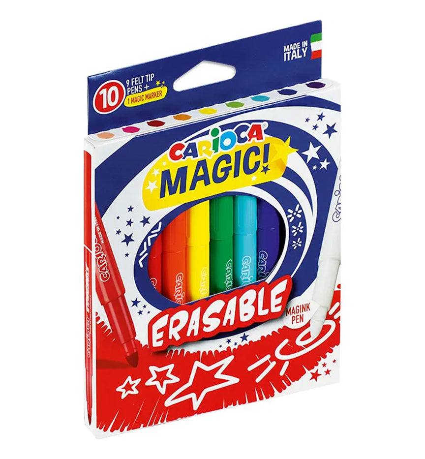 CARIOCA MAGIC ERASEABLE FELT TIP PEN 10PCS/PKT