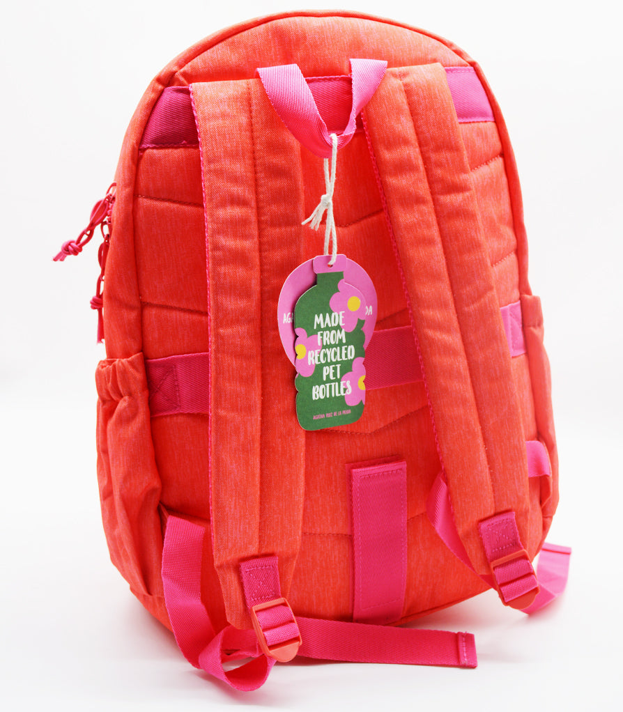 MIQUELRIUS MR BACKPACK W/2 COMPARTMENT 17"-AGATHA RUIZ DE LA PRADA RED