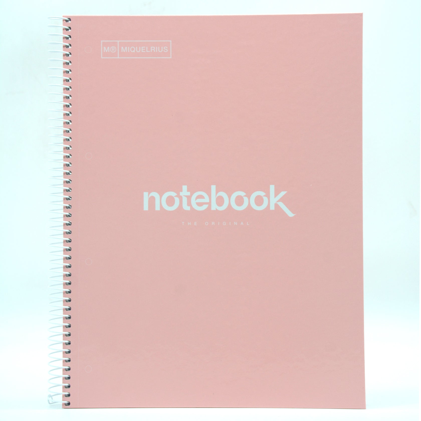 MIQUELRIUS MR HARD COVER SPIRAL A4 90G 80SHT 1LINE NOTEBOOK-PINK