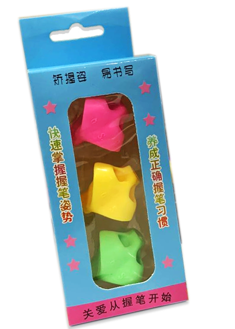 RUBBER PEN & PENCIL GRIP 3PCS PACK