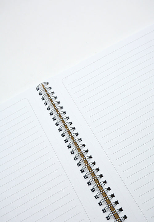 LAMBERT WIRE-O COLOURED PP 70G 100SHT SINGLE LINE B5 NOTE BOOK-PURPLE