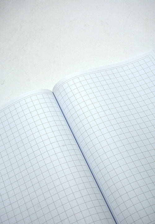 LAMBERT HARD COVER NOTEBOOK 10MM SQUARE A4 200P BLACK