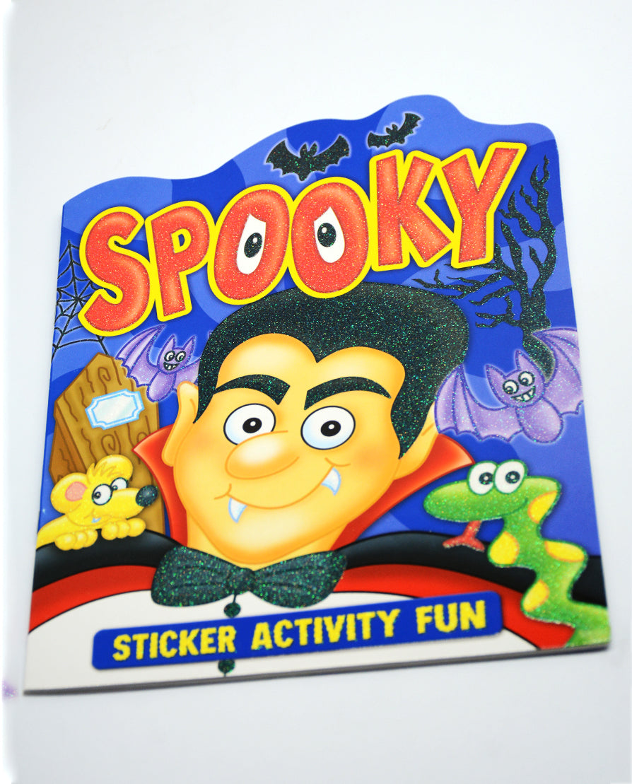 SPOOKY STICKER ACTIVITY FUN BK