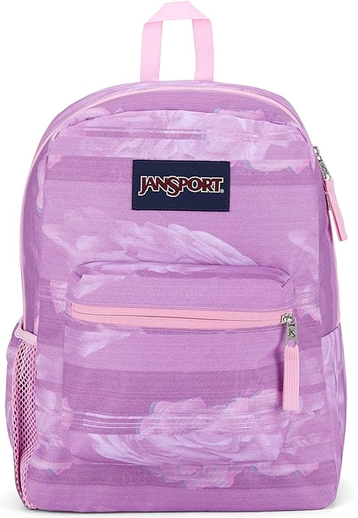 JANSPORT CROSS TOWN BACKPACK 18 STATIC ROSE حقيبة ظهر جان سبورت