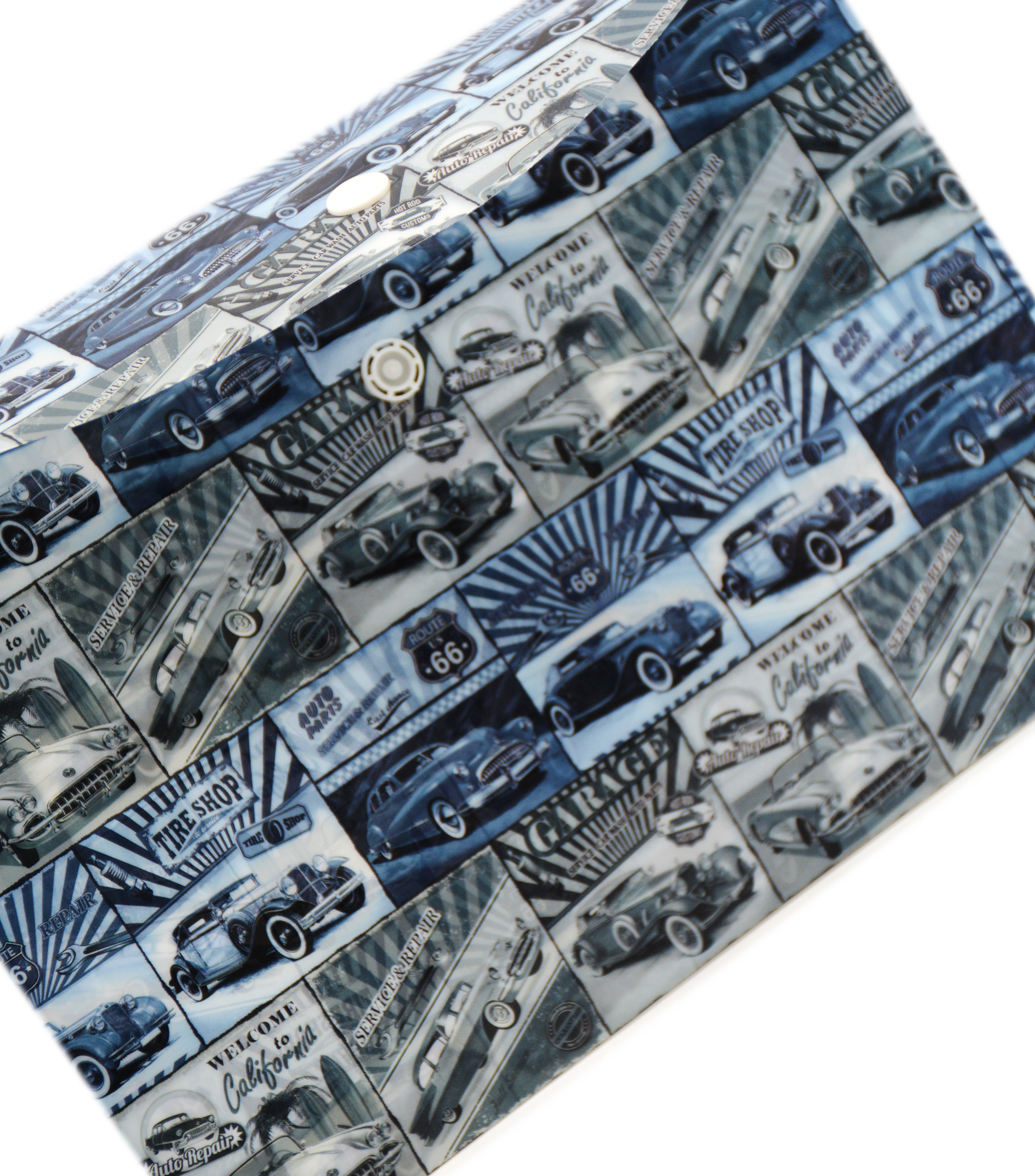 ملف بلاستيكي صغير _ زر