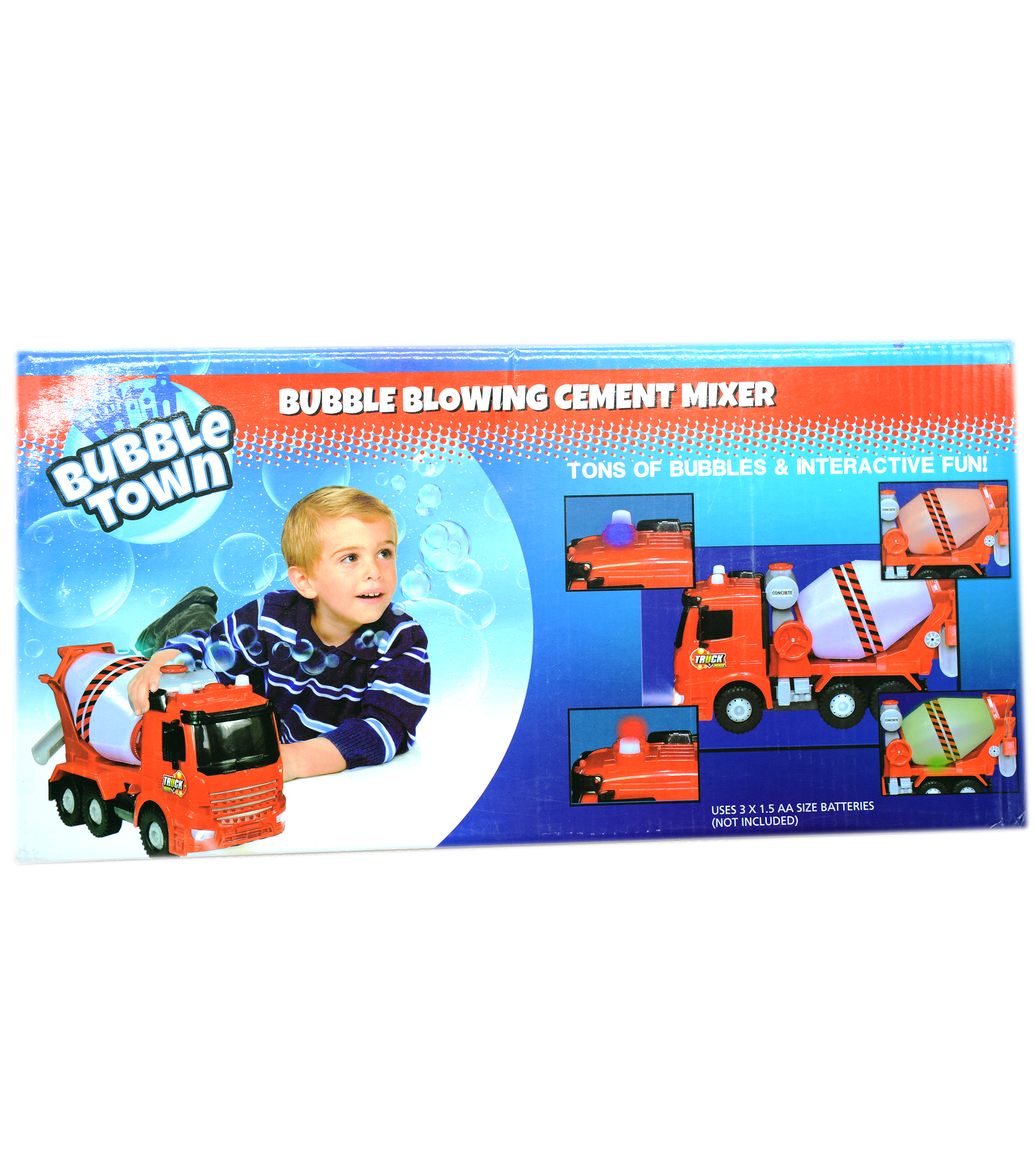 BUBBLE BLOWING CEMENT MIXER SET