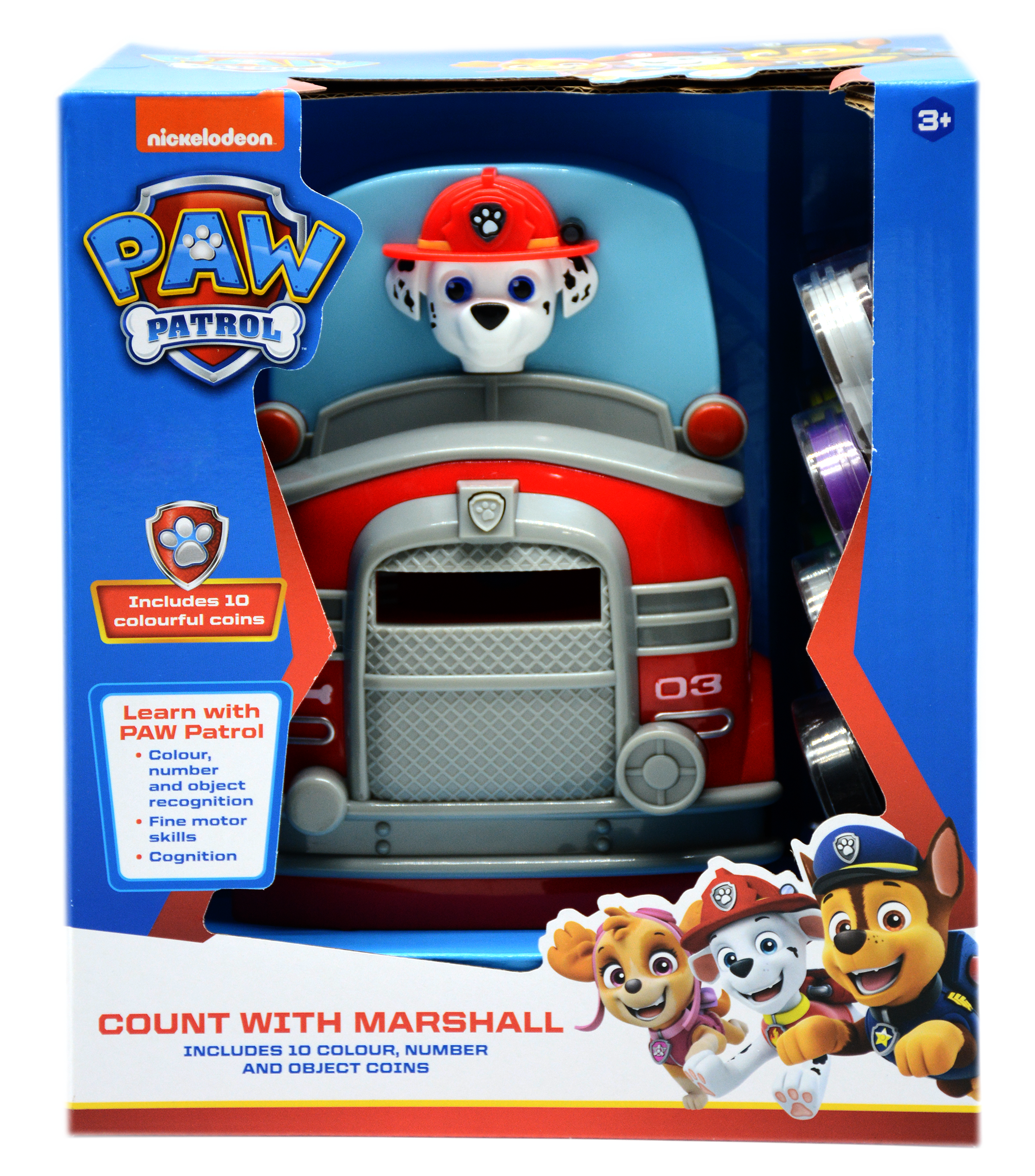 PAW PATROL COUNT WITH MARSHALL SET