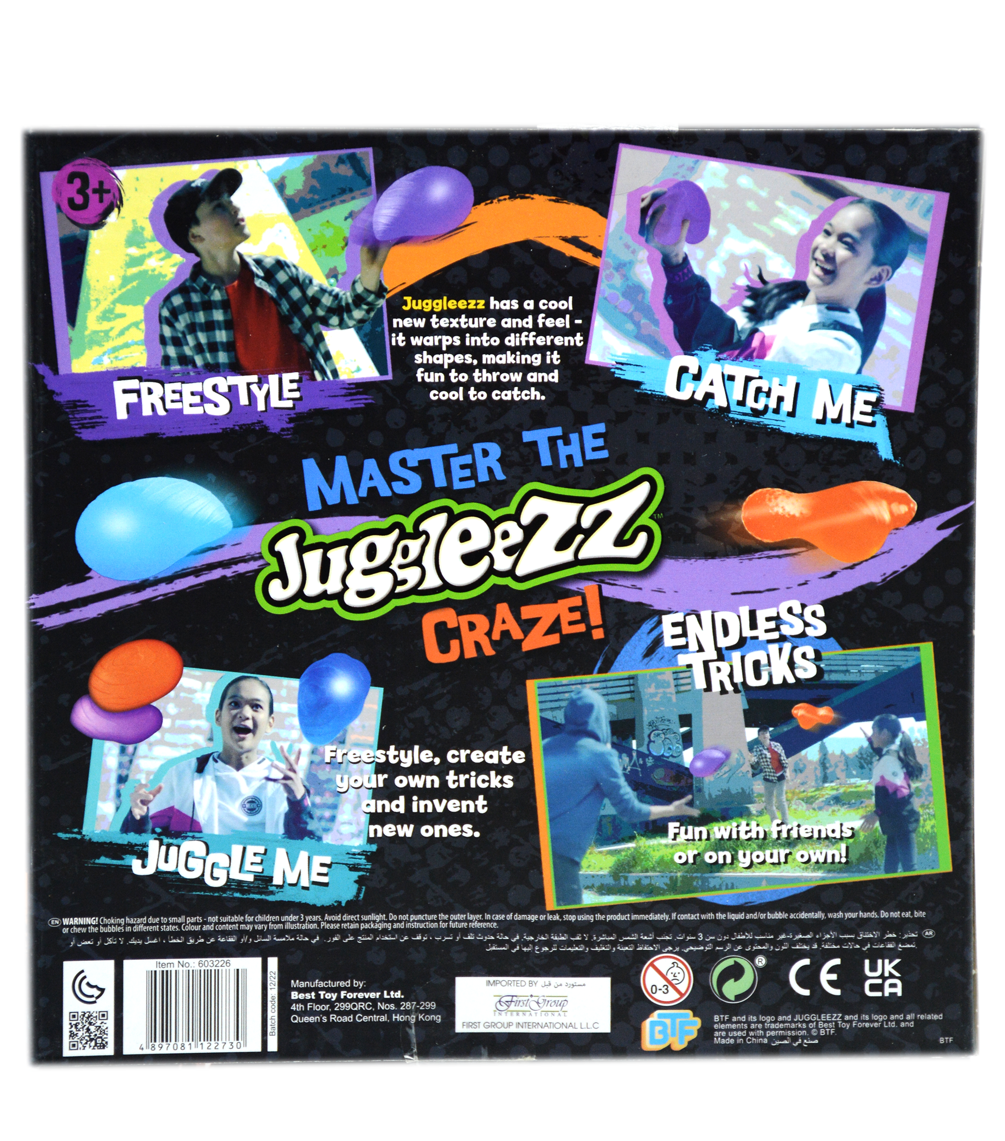JUGGLEEZZ PASTEL COLOURS SERIES 603226