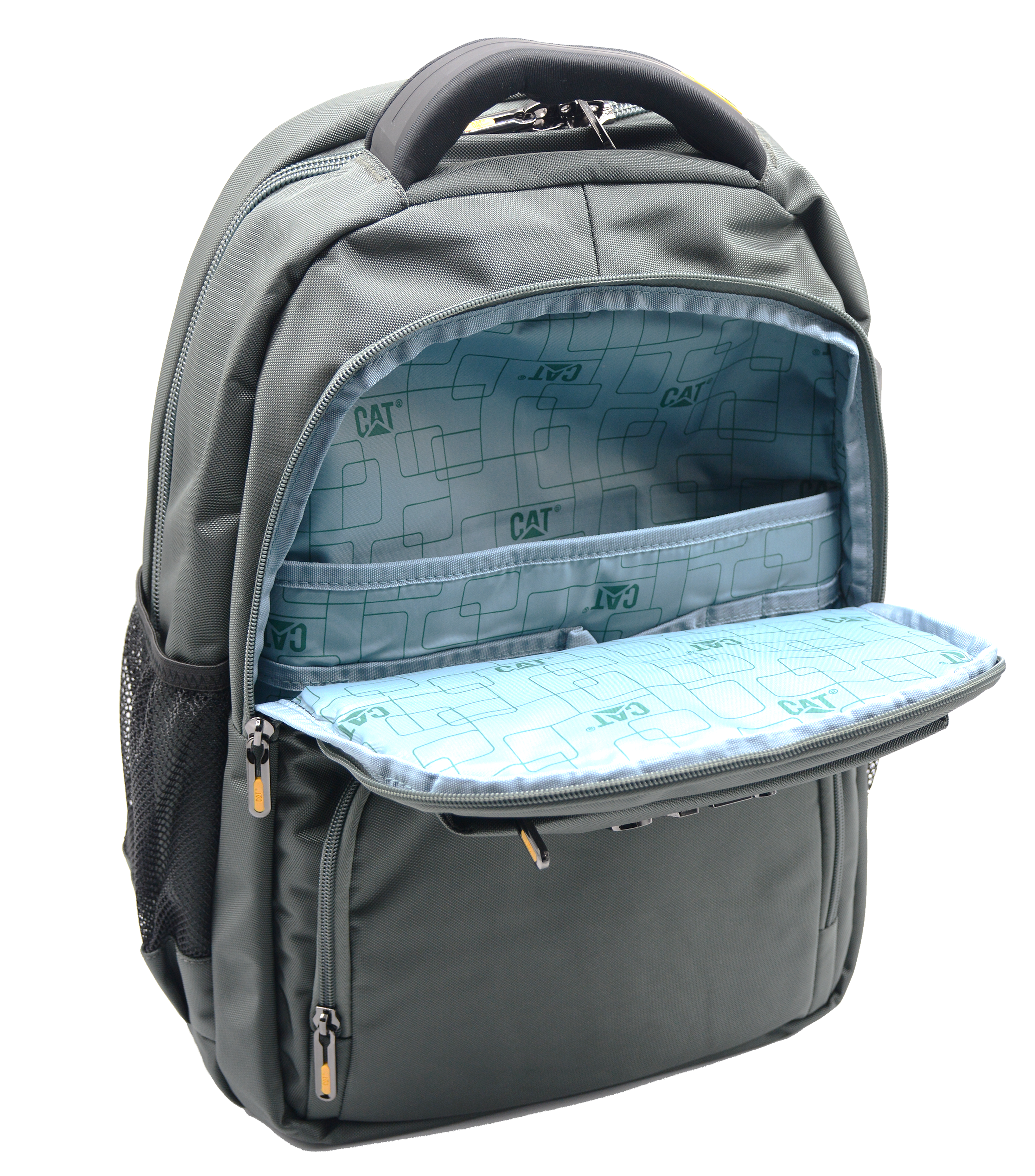 CAT BACKPACK 19" W/LAPTOP POCKET&USB 17105-ASSTD