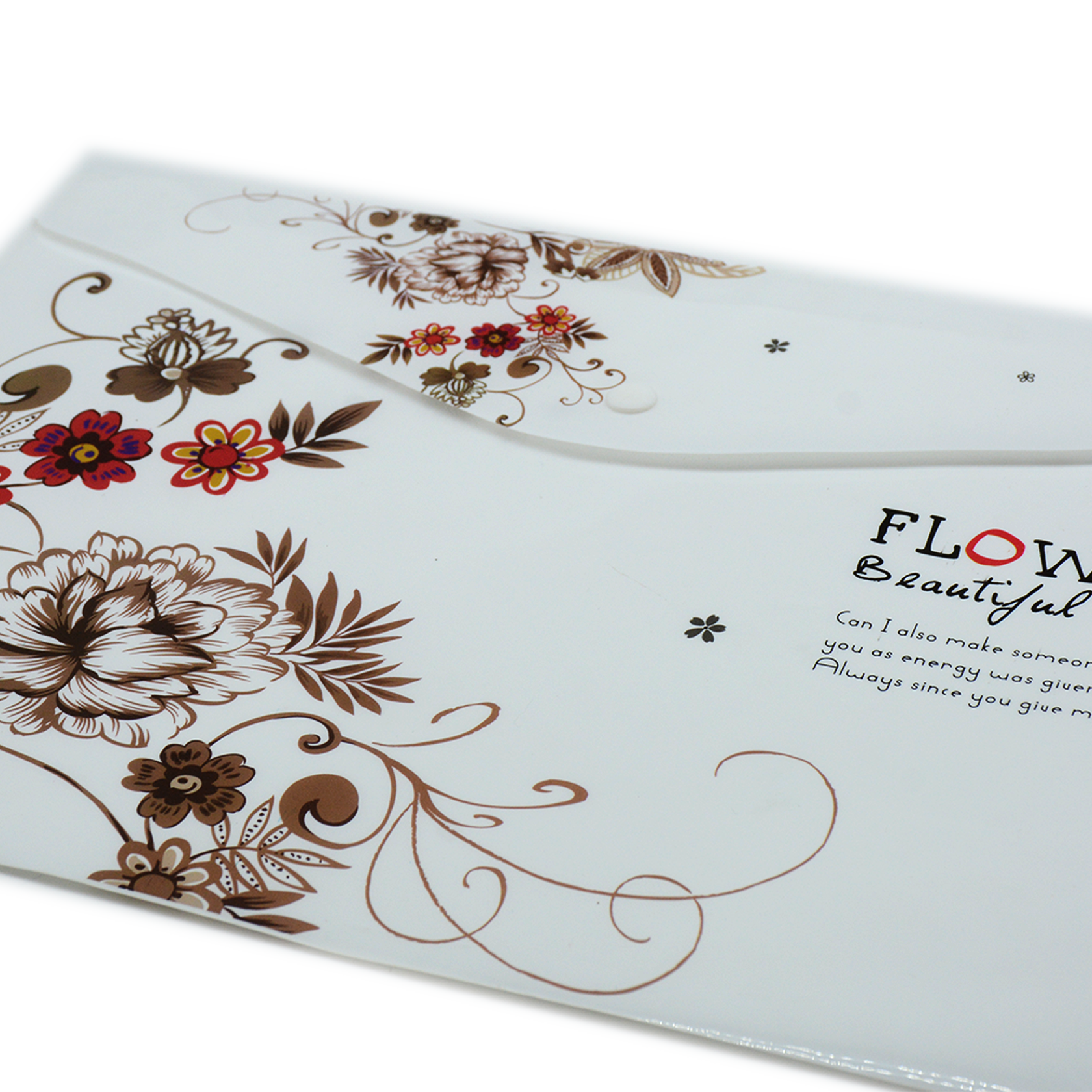 ملف بلاستيكي _ زر **