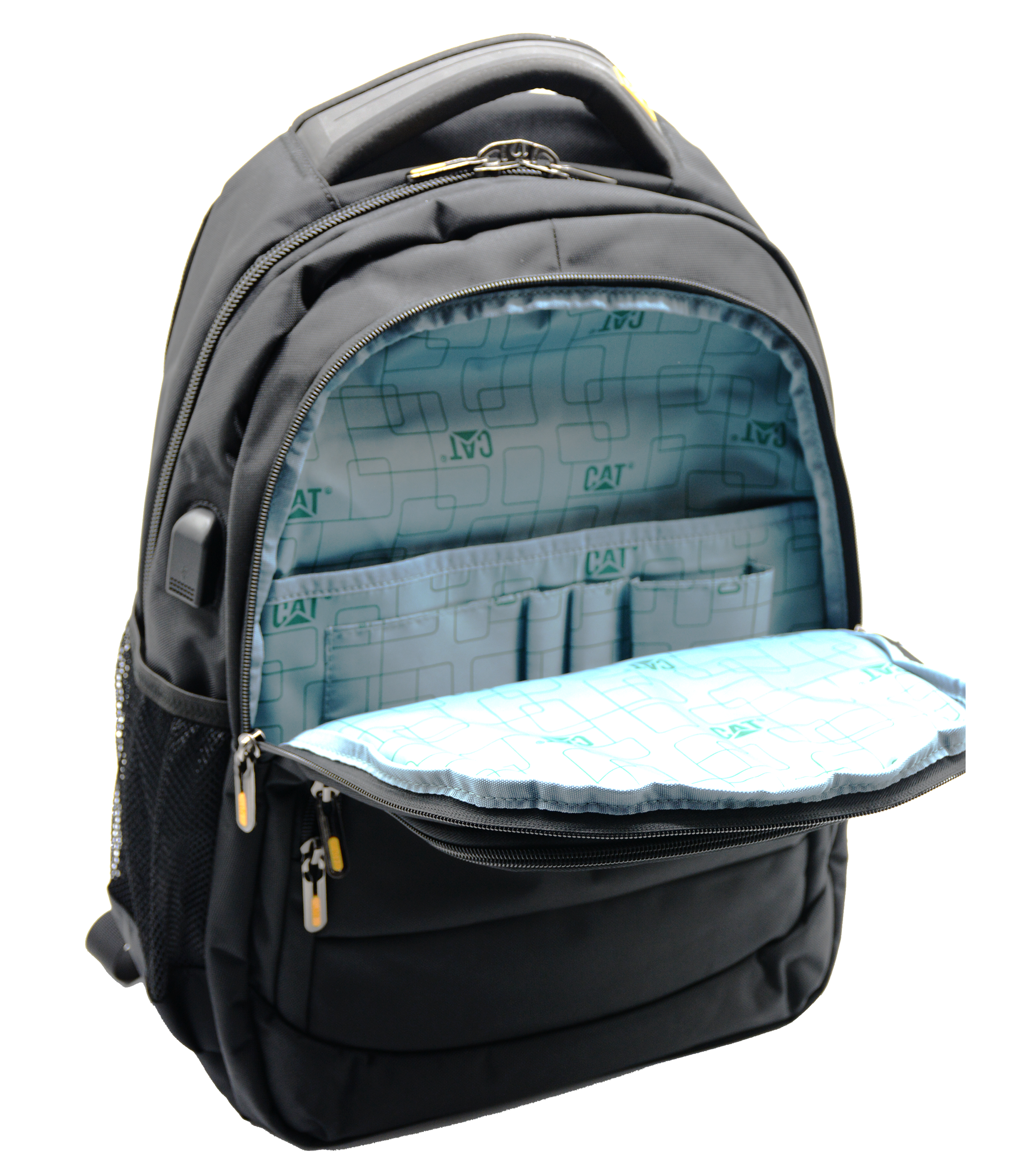 CAT BACKPACK 19" W/LAPTOP POCKET&USB KH2120