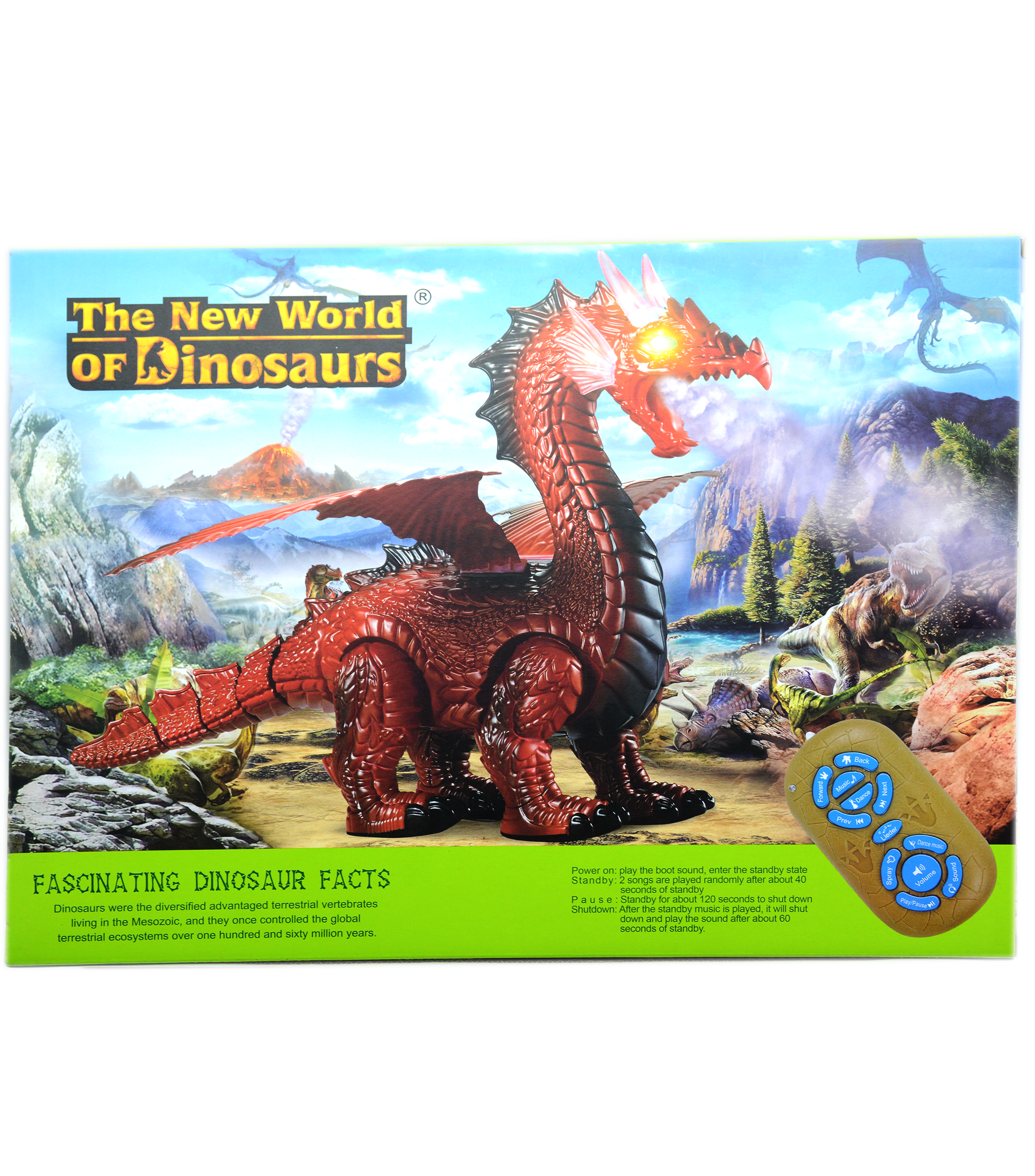 THE NEW WORLD DINOSAUR SMOKEY W/LIGHT&MUSIC