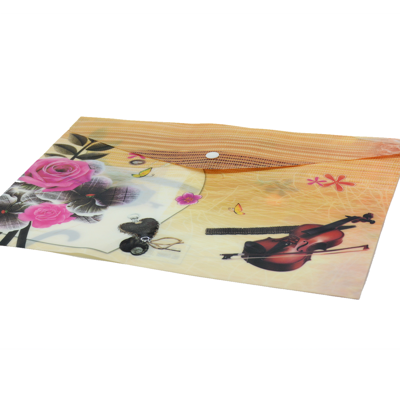 ملف بلاستيكي *_زر - زخارف