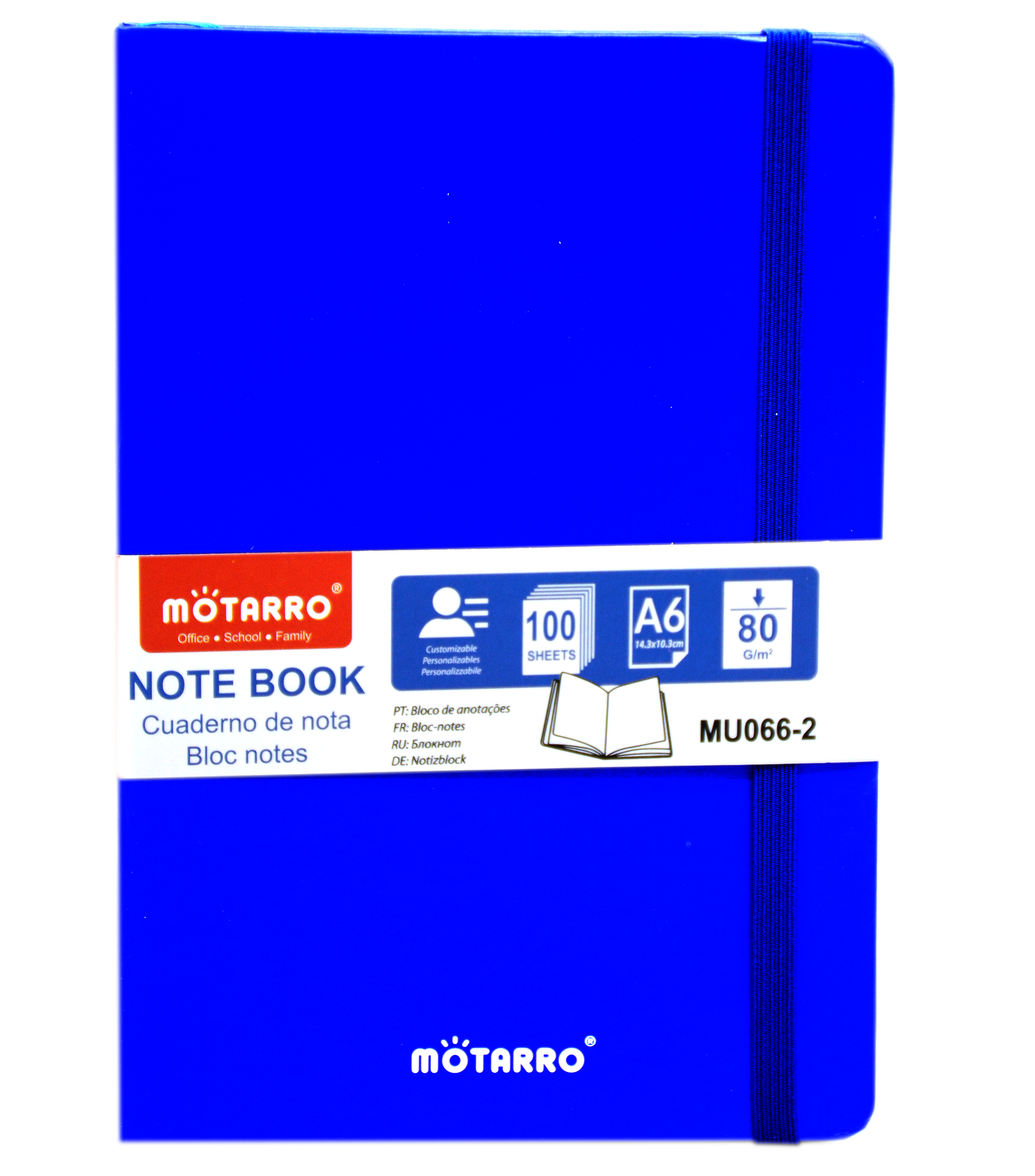 MOTARRO POCKET NOTEBOOK 100SHT 80GSM A6 MU066-2