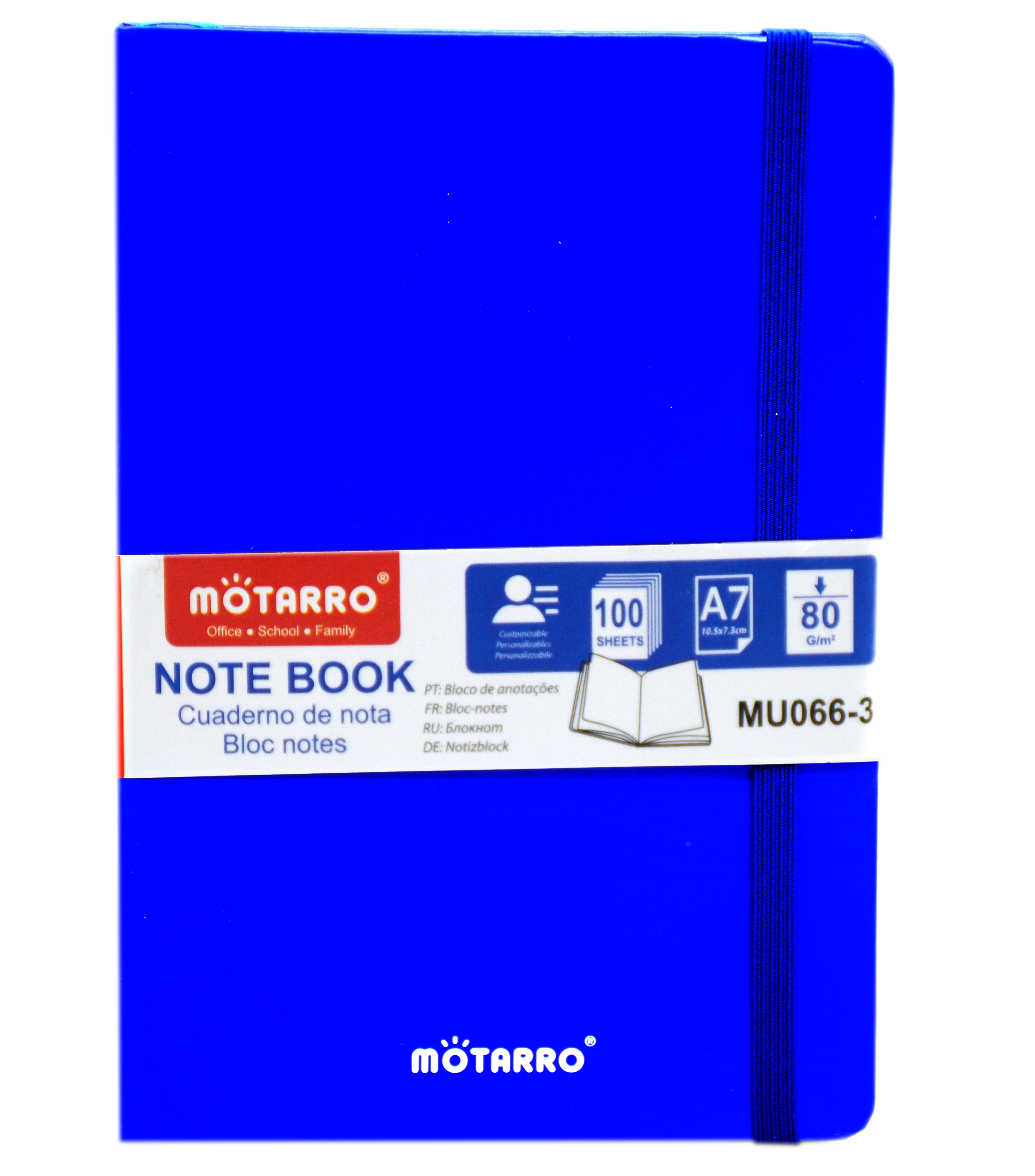 MOTARRO NOTEBOOK A7 100SHT 80GSM-BLUE