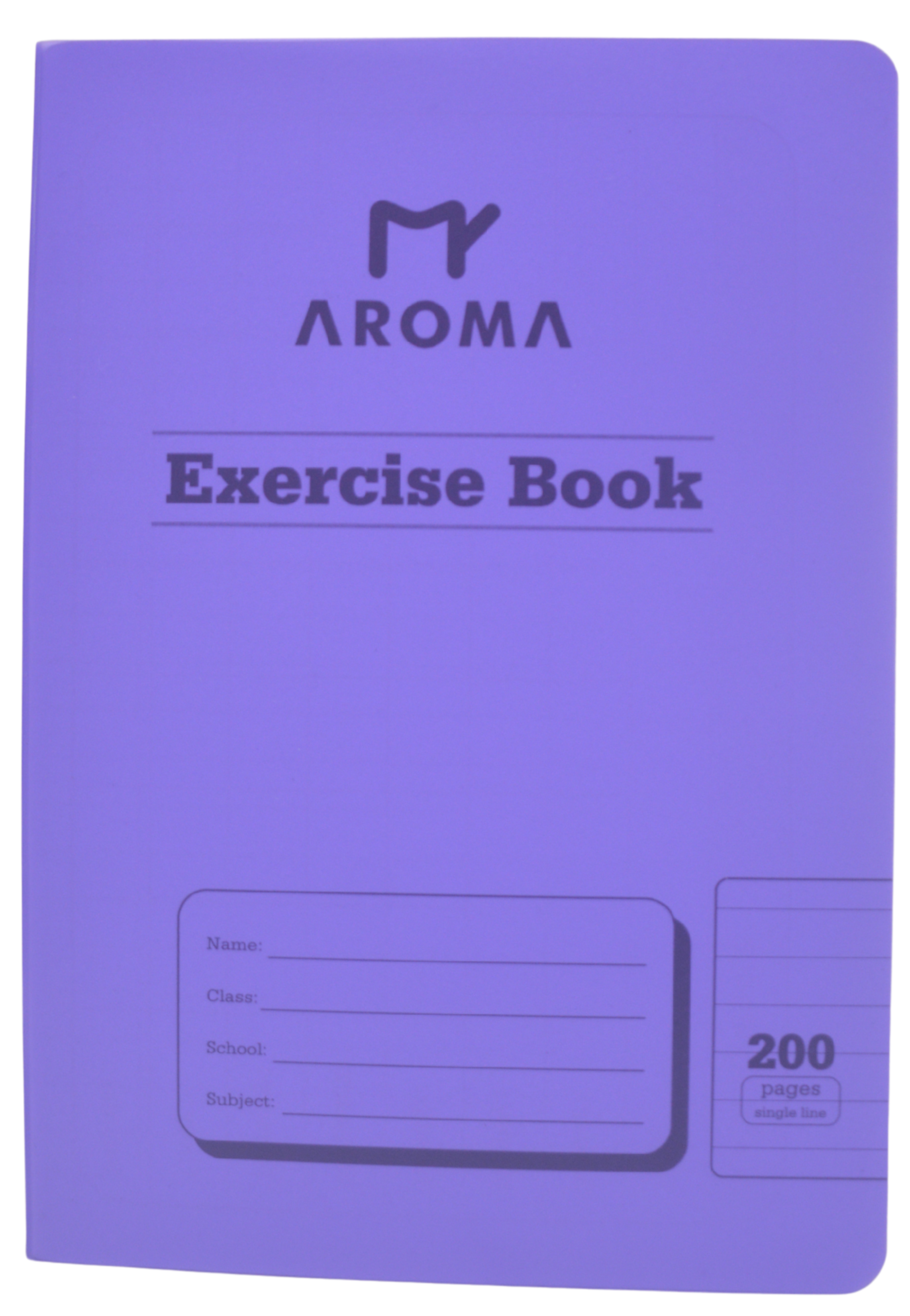 AROMA PP COVER NOTEBOOK 1LINE 100SHT A5 230529