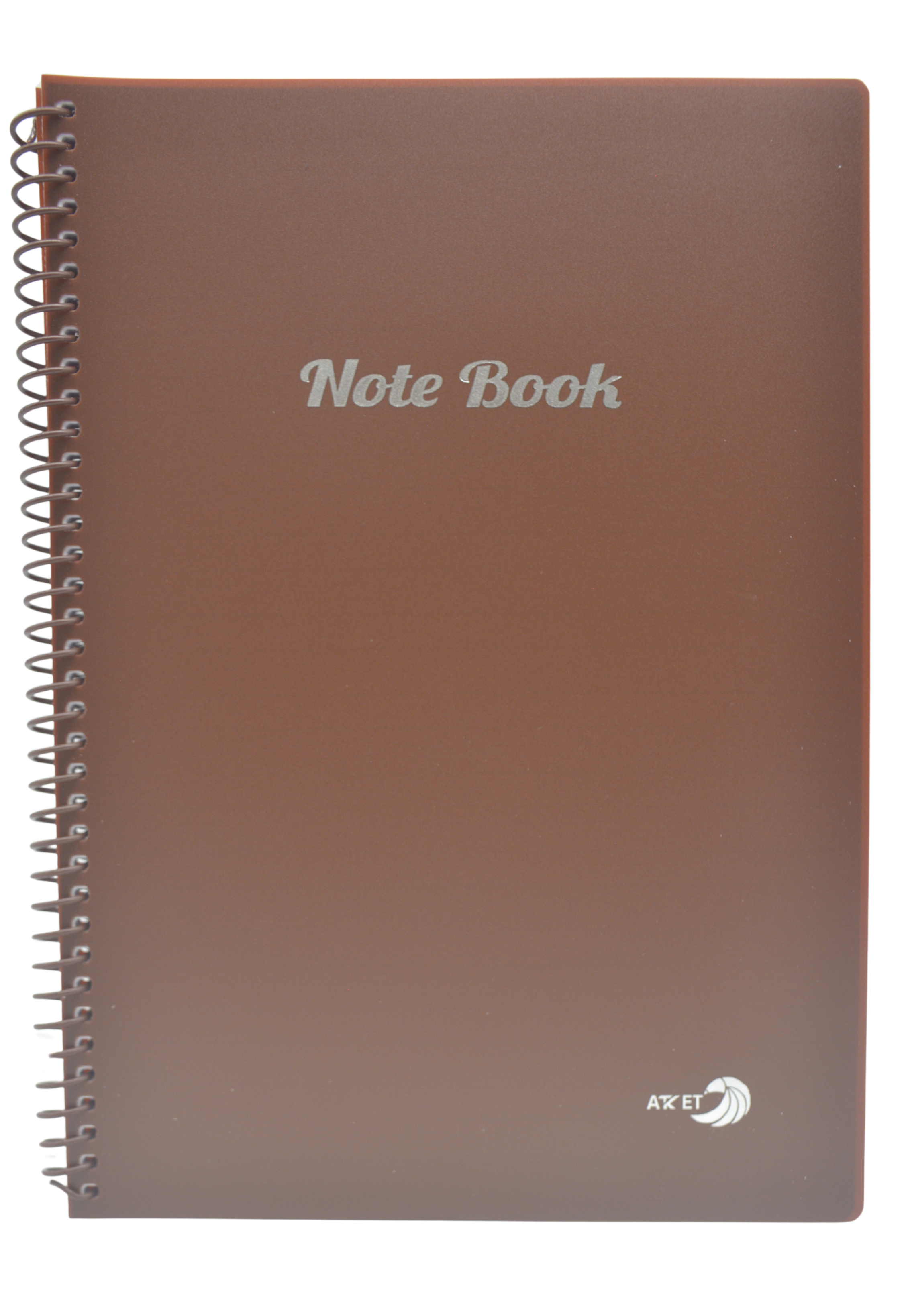 ATKET SPIRAL PP COVER 4LINE NOTEBOOK 100SHT A4