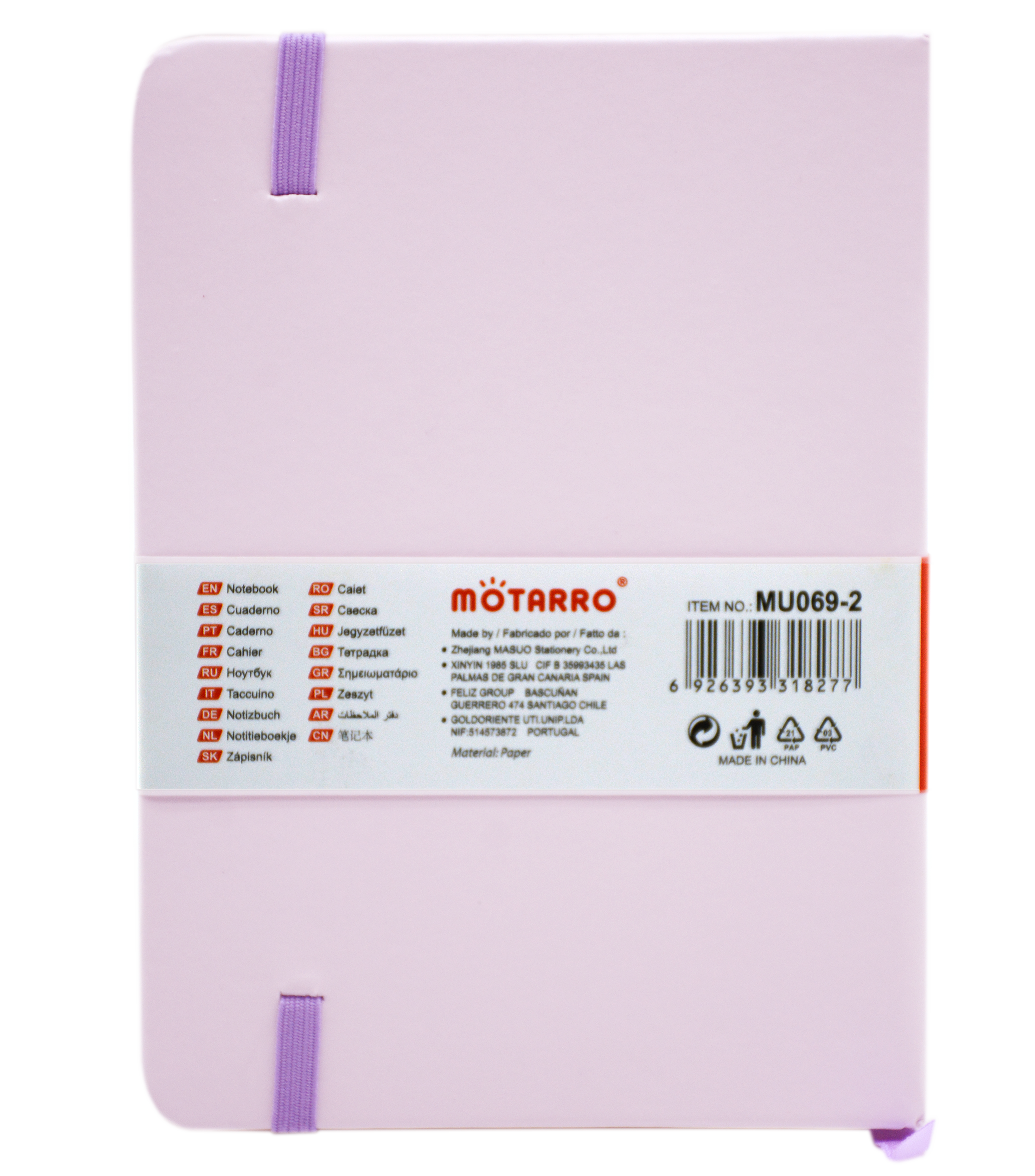 MOTARRO NOTEBOOK A6 100SHT 80GSM-MU069-2