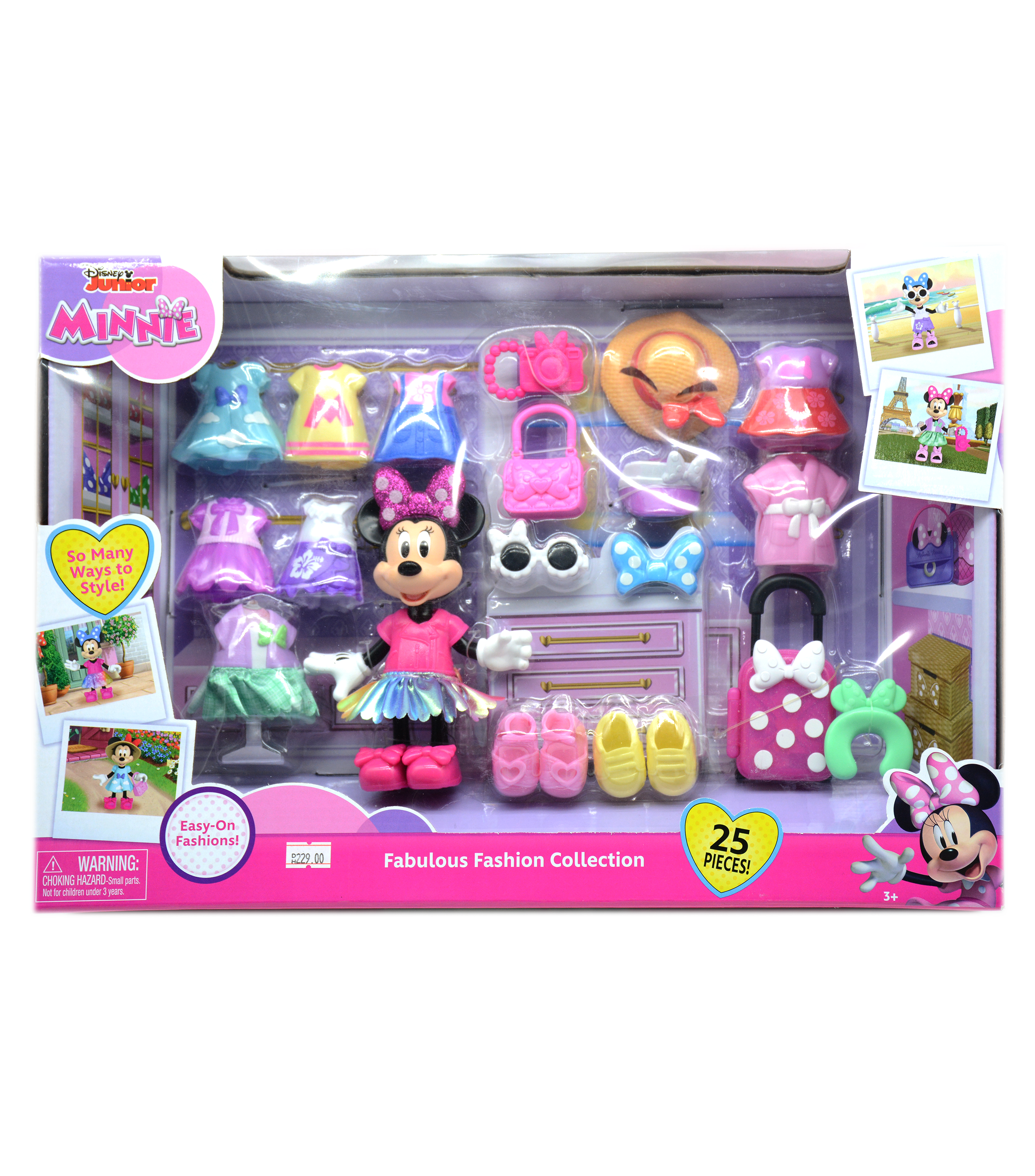 MINNIE MOUSE FABULOUS FASHION COLLECTION 25 PCS