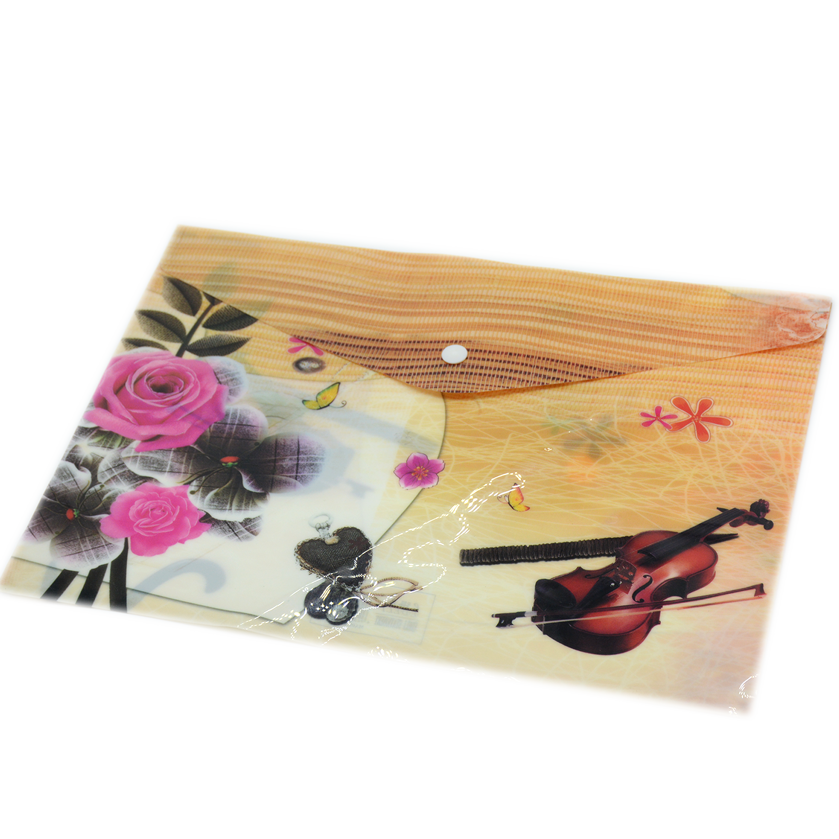 ملف بلاستيكي *_زر - زخارف