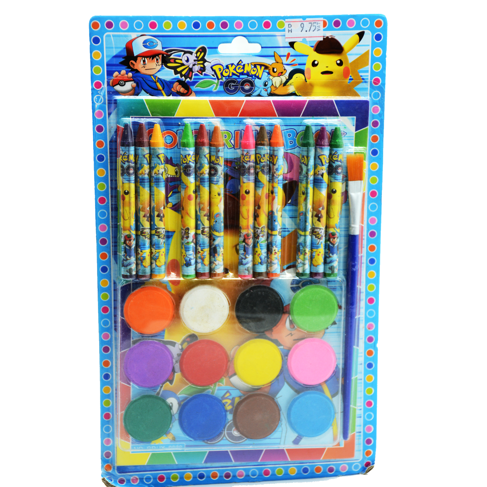 DISNEY 12PCS CRAYONS+WATERCOLOUR SET