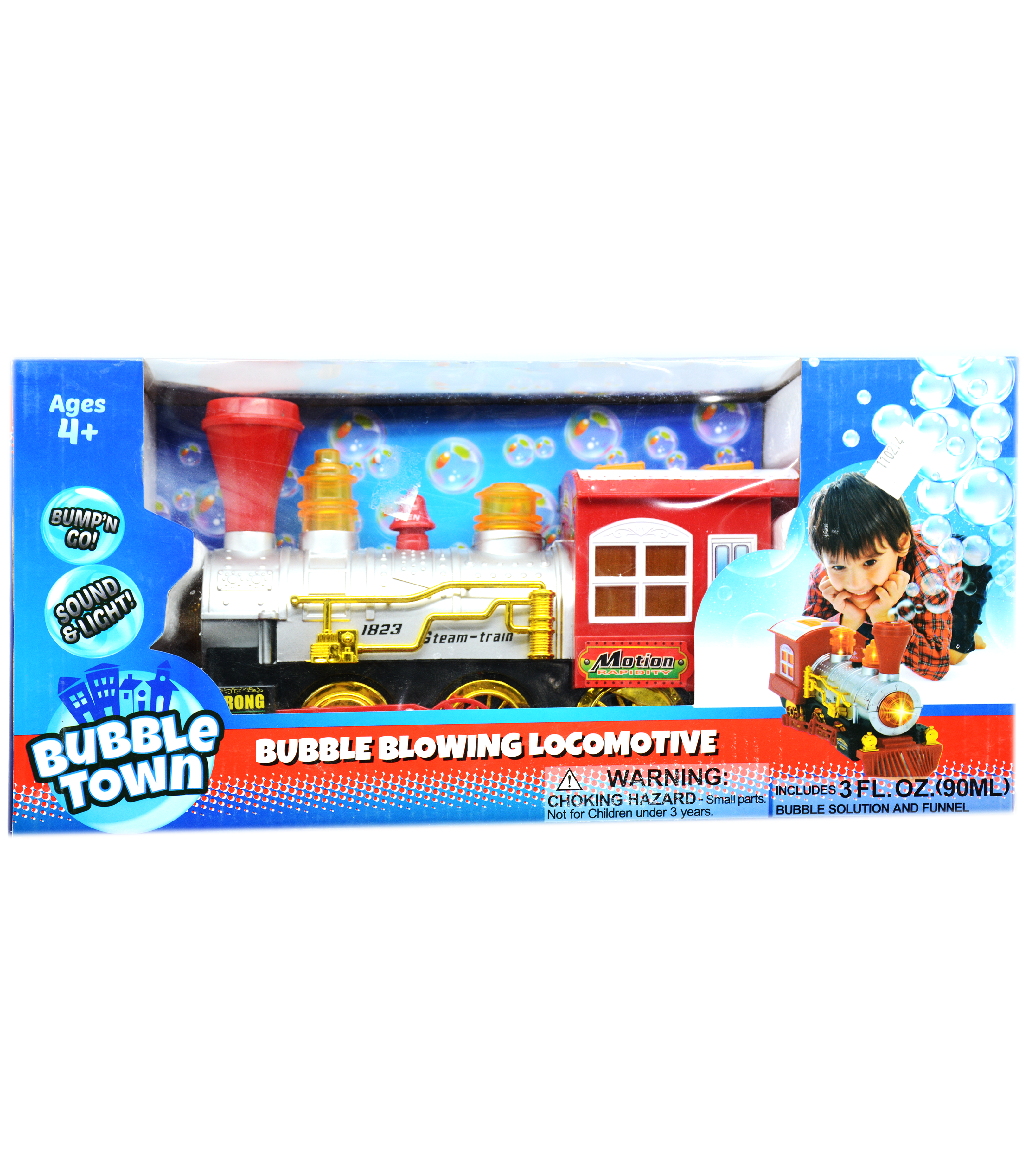 BUBBLE BLOWING LOCOMOTIVE SET