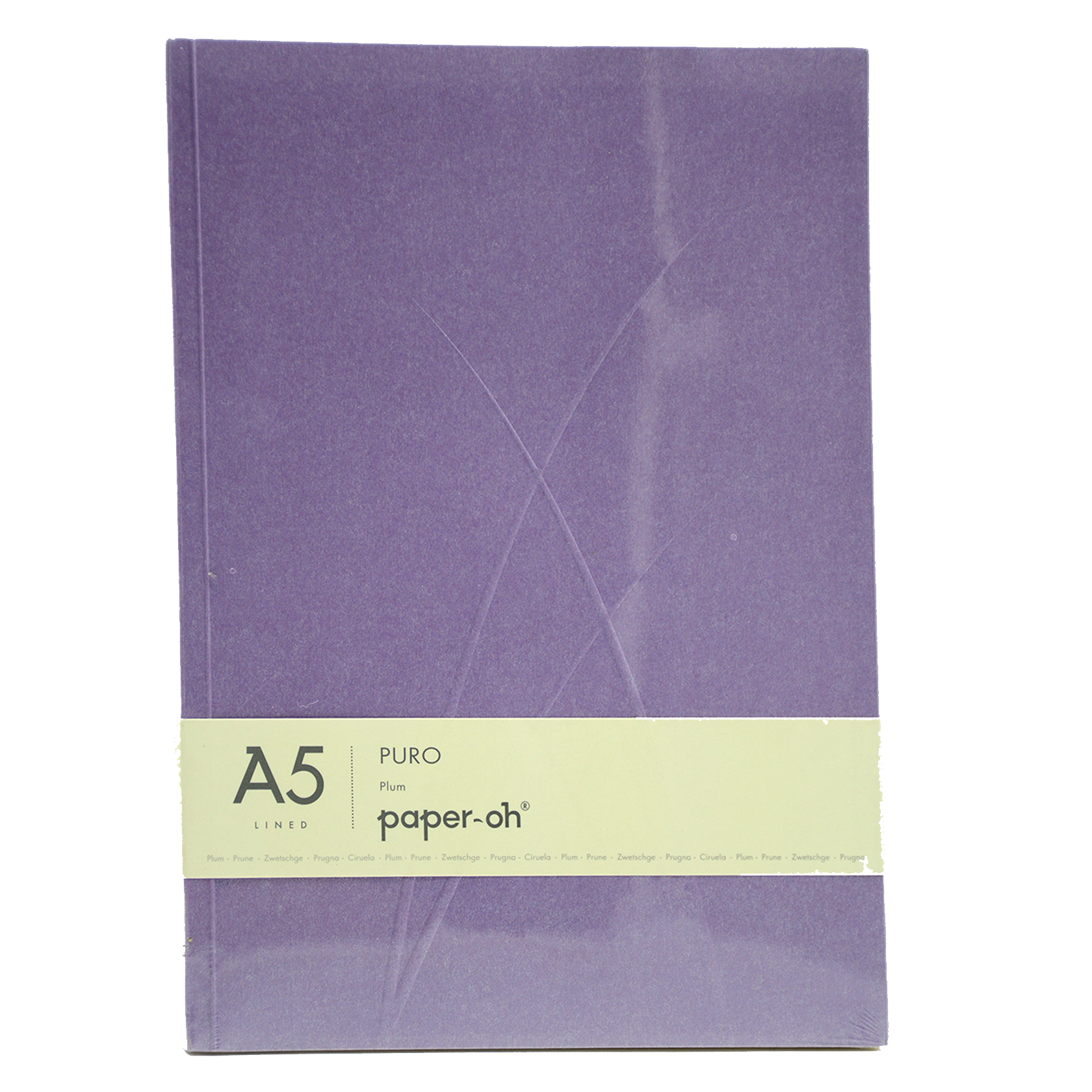 PAPER-OH PURO PLUM A5 LINED NOTEBOOK