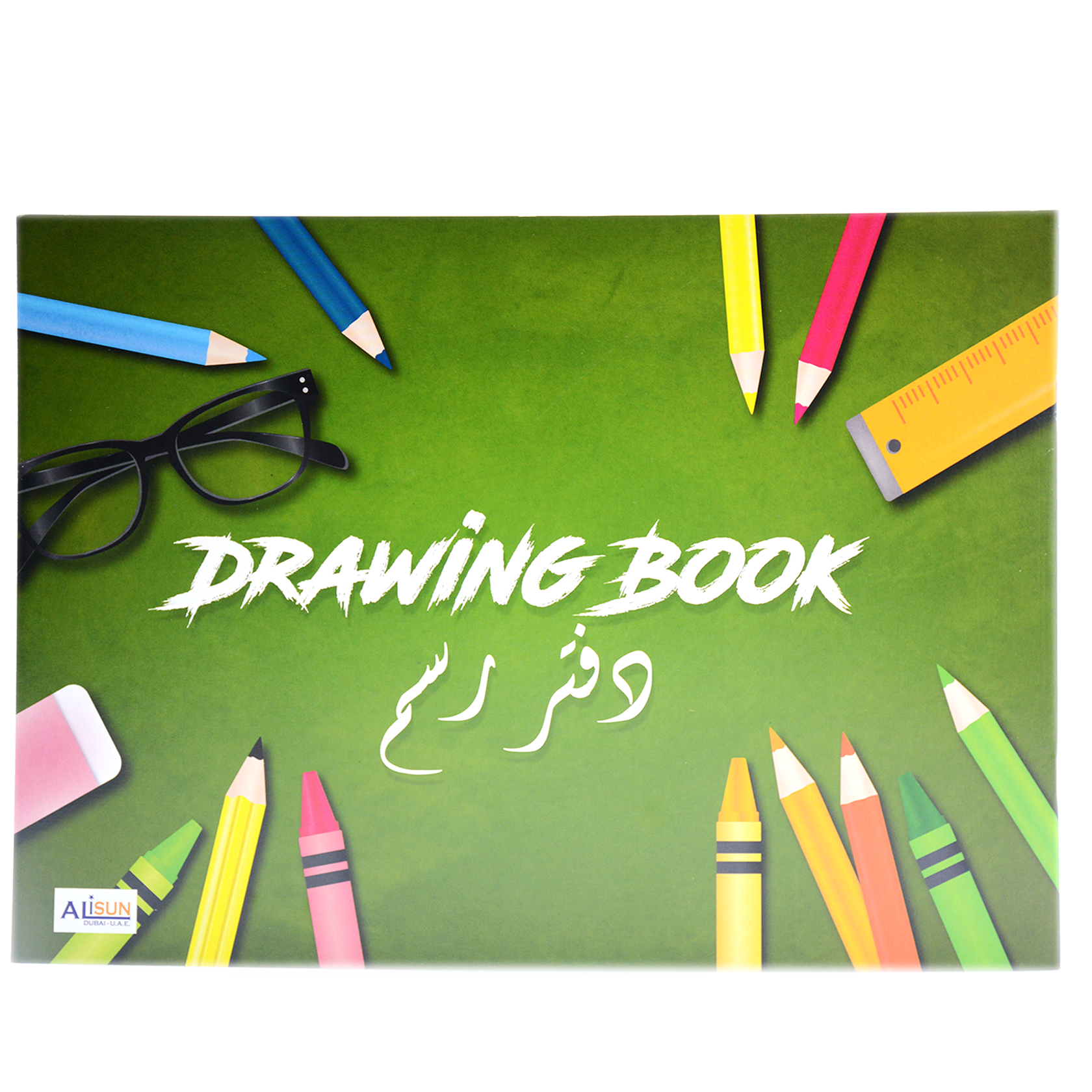 دفتر رسم ورق ابيض 35*24 16ورقة