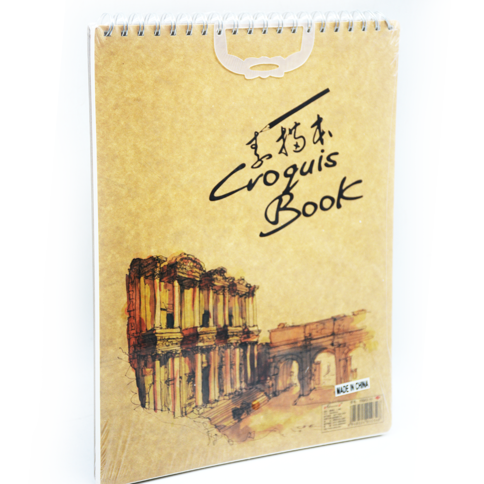 GENEROUS HC SPIRAL SKETCH BOOK 50SH 34X26CM