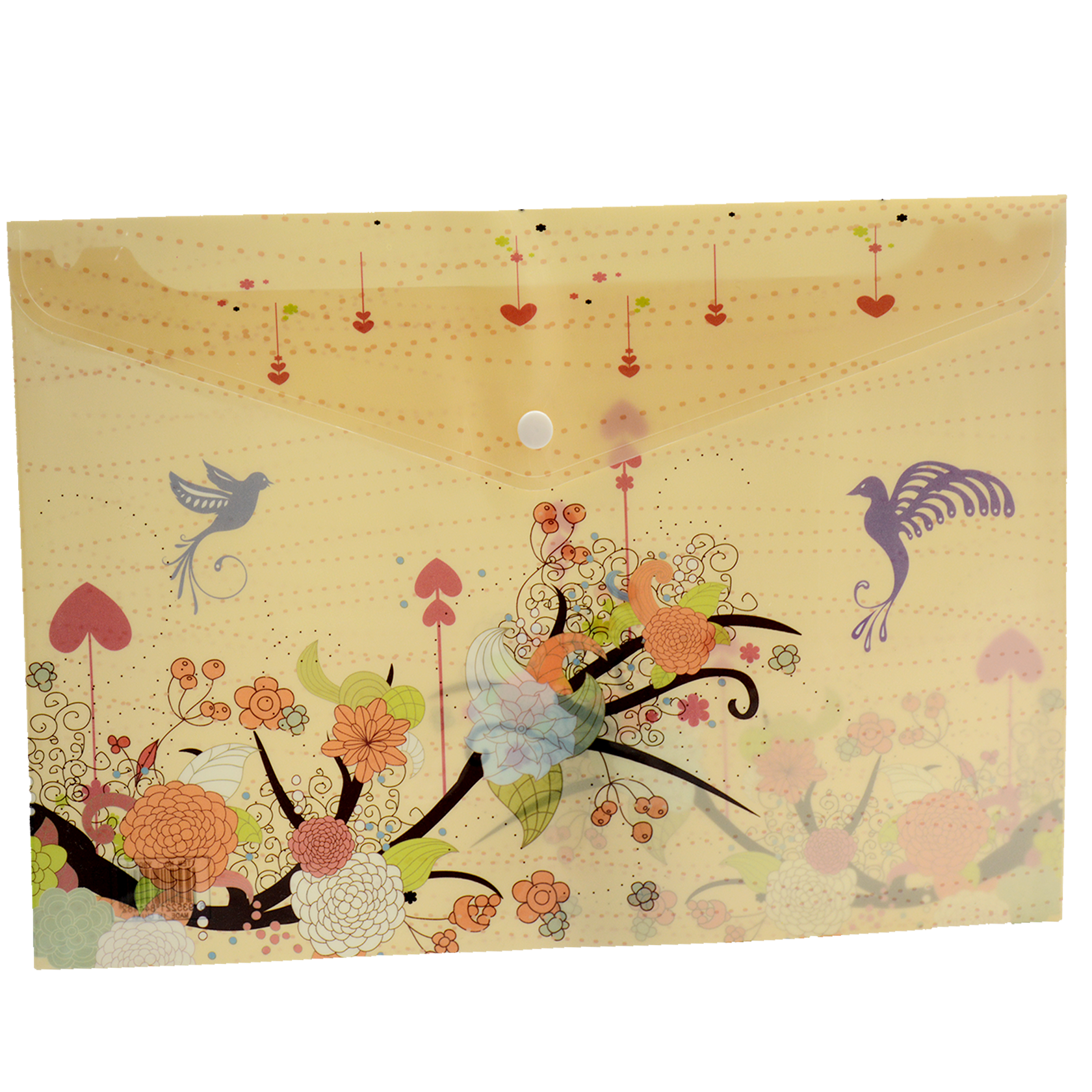 ملف زر _ بلاستيكي - زخارف