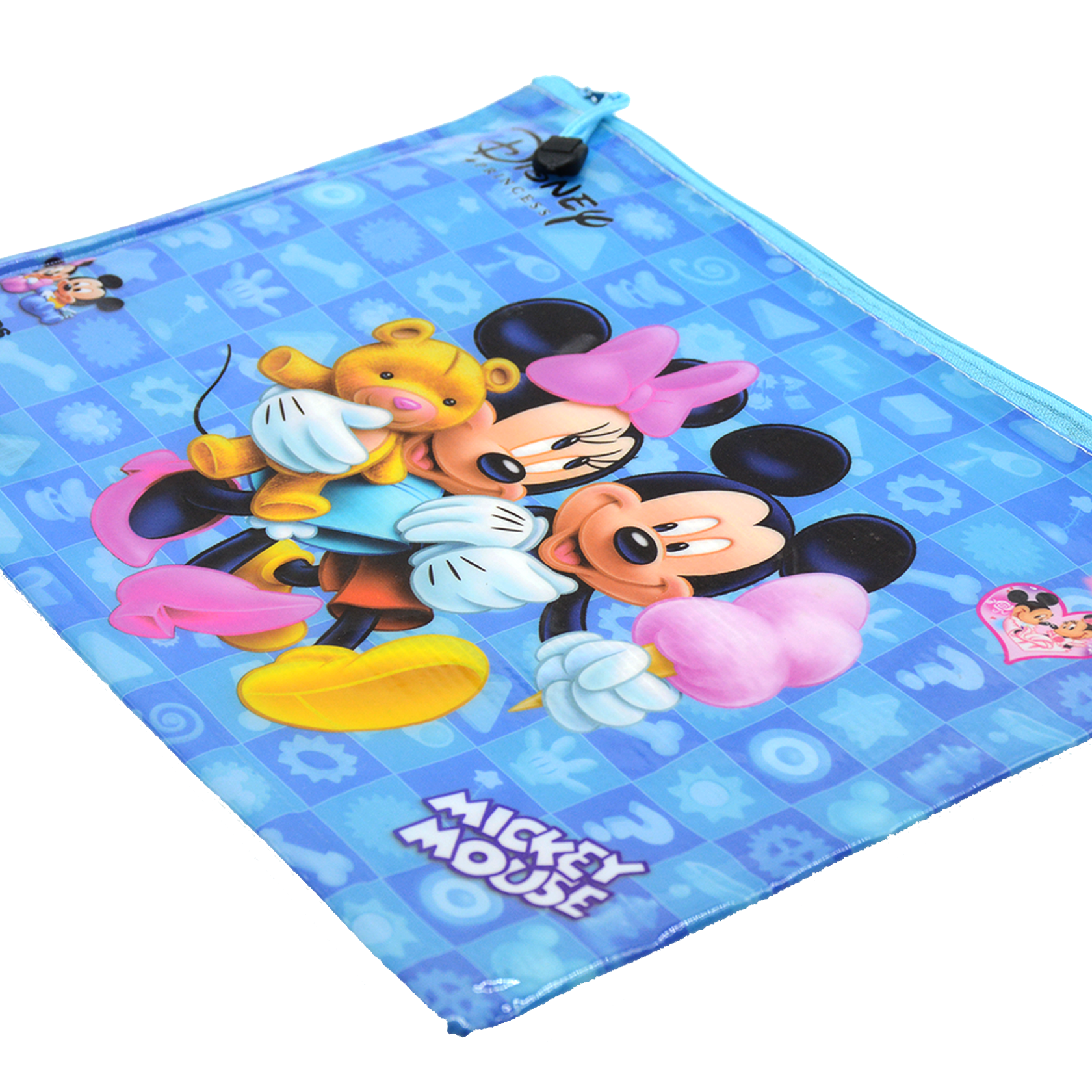 MICKEY MOUSE PVC A4 ZIPPER FILE BAG