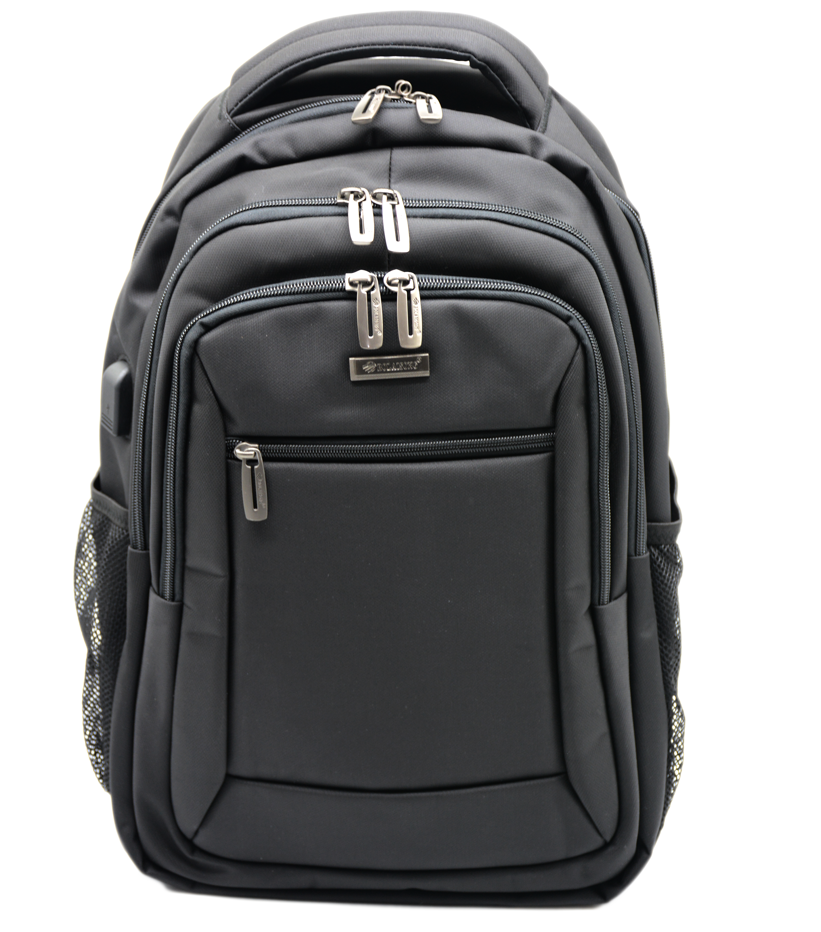 BOLAISONG BACKPACK W/3COMP&LAPTOP POCKET&USB 18"