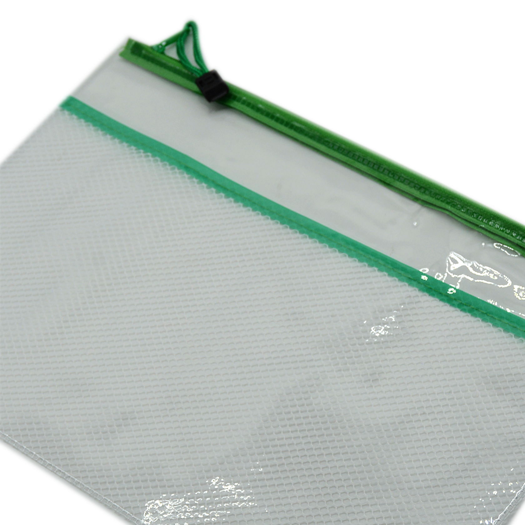 BENGE PVC CLEAR ZIPPER BAG A4