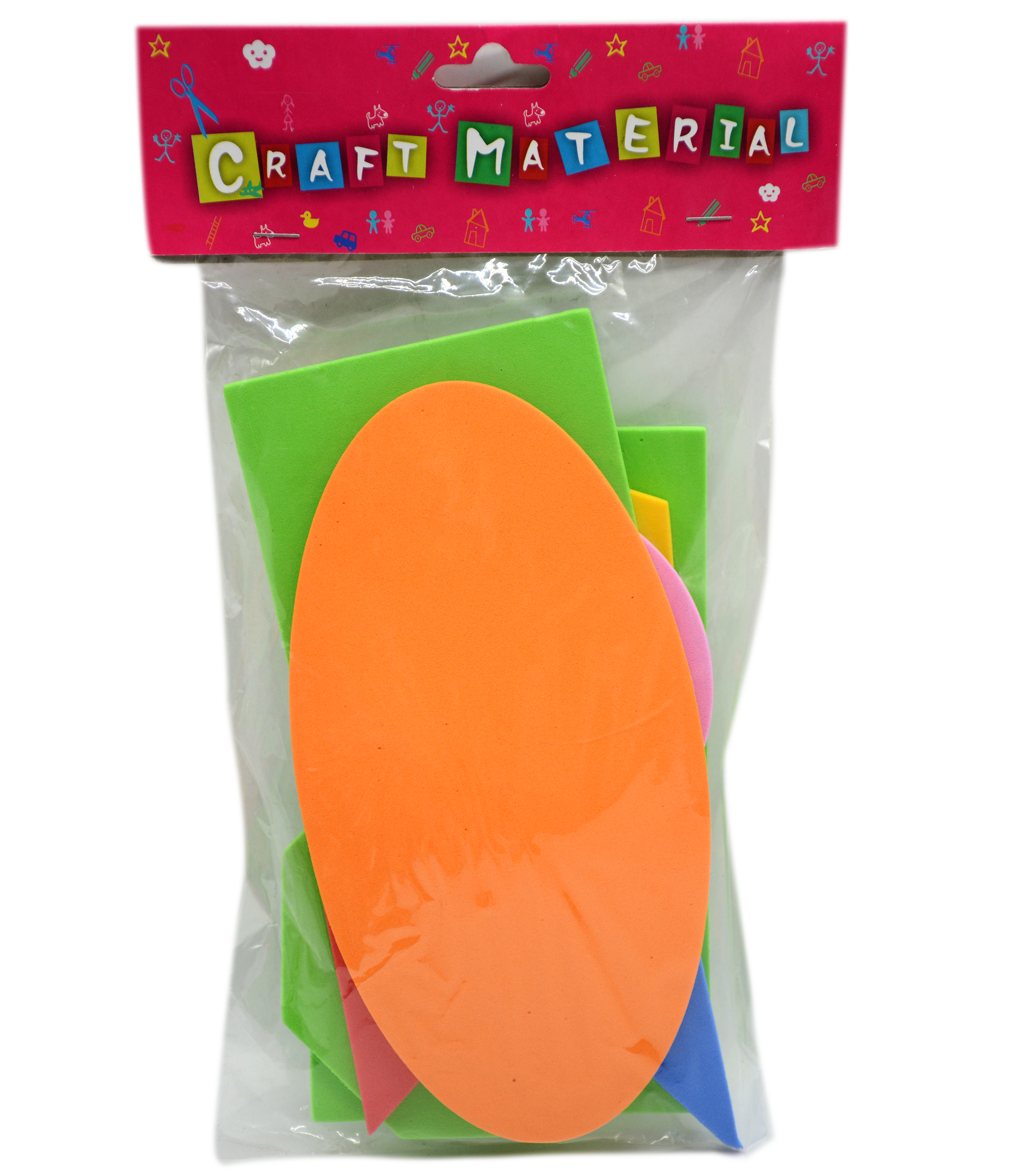 EVA GEOMETRIC SHAPES W/MAGNET-SMALL