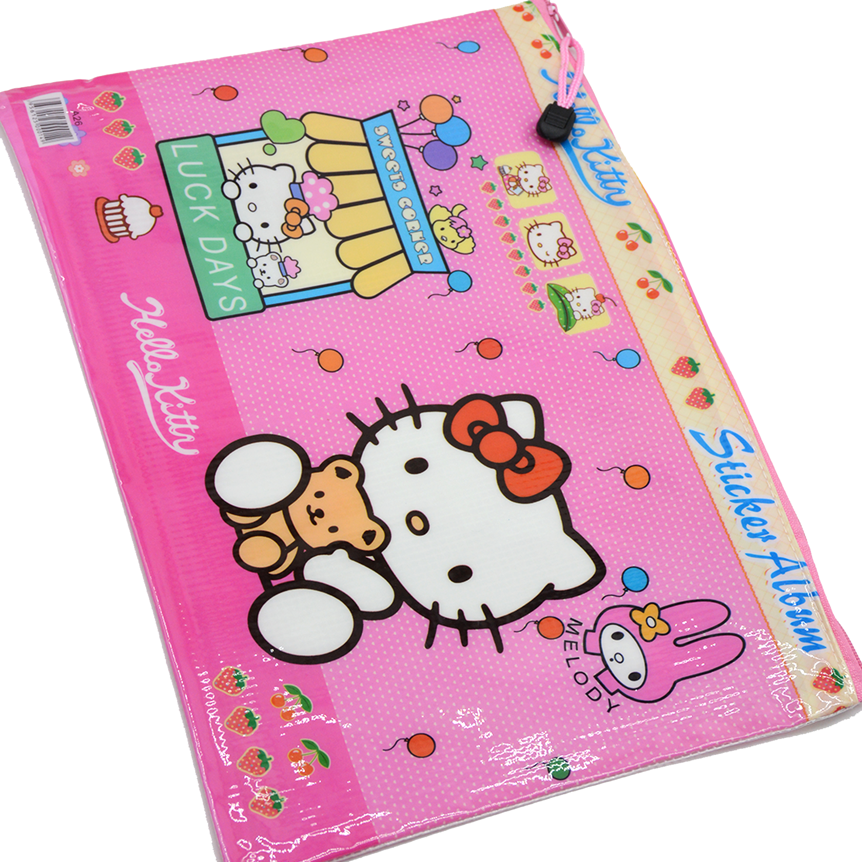 DISNEY DOCUMENT ZIPPER BAG F/C-ASSTD