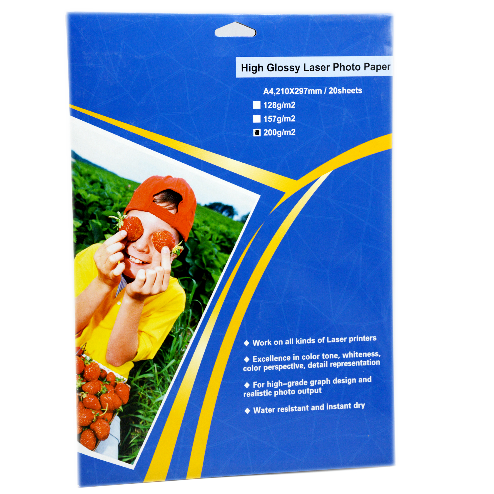 COLORWAY DOUBLE SIDE HIGH GLOSSY LASER PHOTO PAPER 200G A4 20SHTS